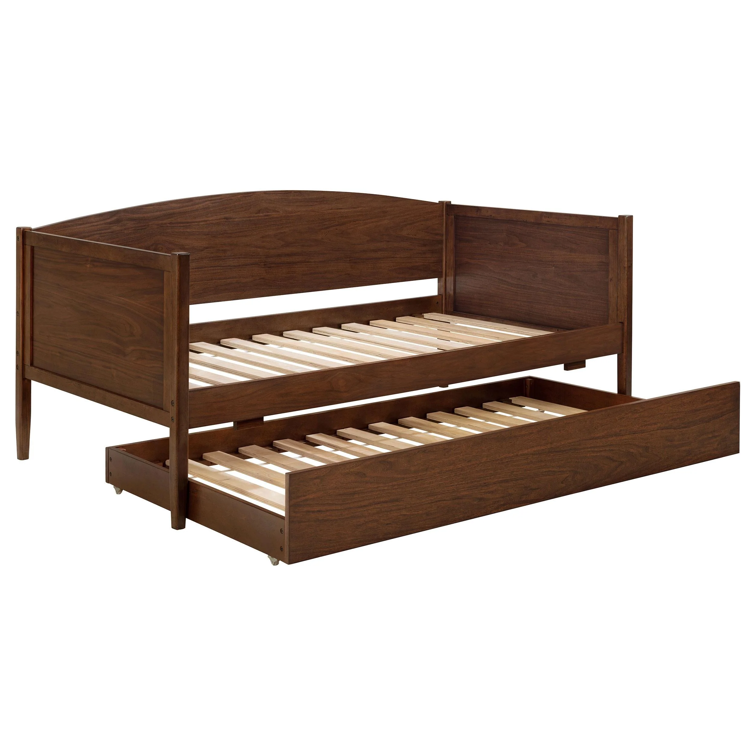 Bozeman Walnut Wood Twin Daybed With Trundle Medium - Image 3