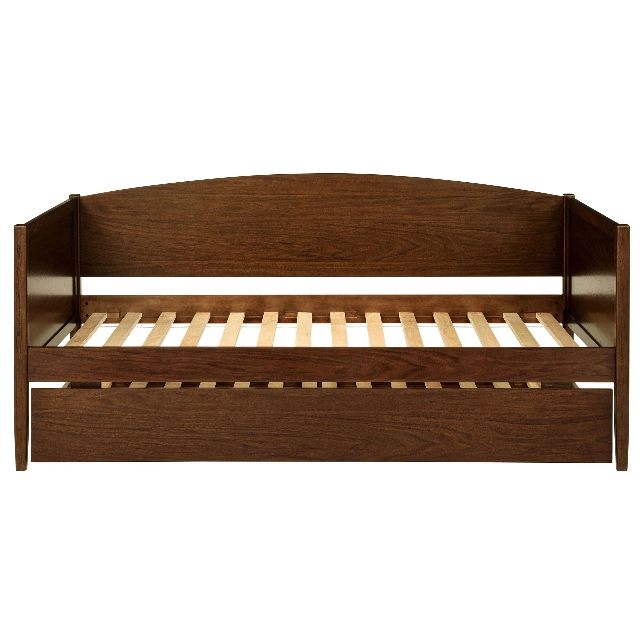 Bozeman Walnut Wood Twin Daybed With Trundle Medium - Image 5