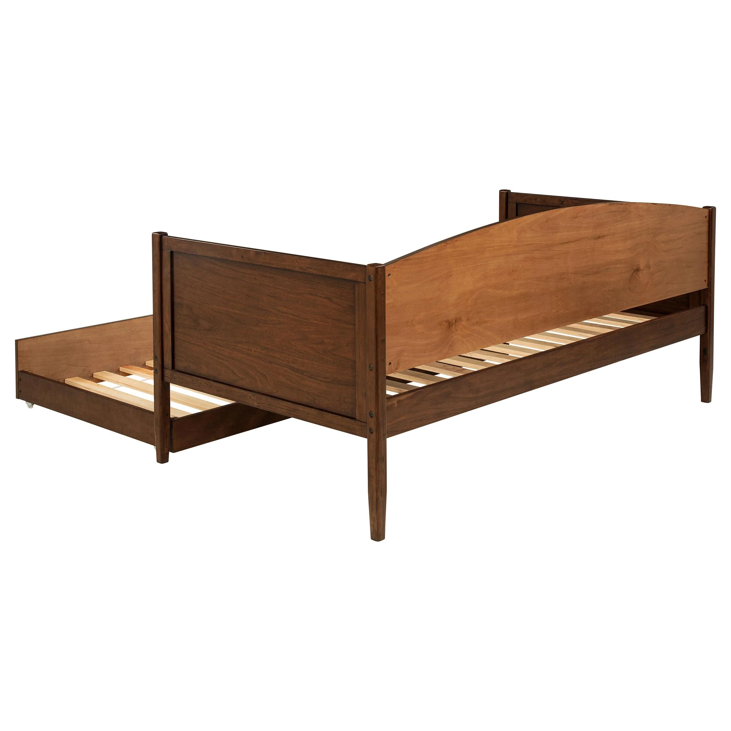 Bozeman Walnut Wood Twin Daybed With Trundle Medium - Image 9