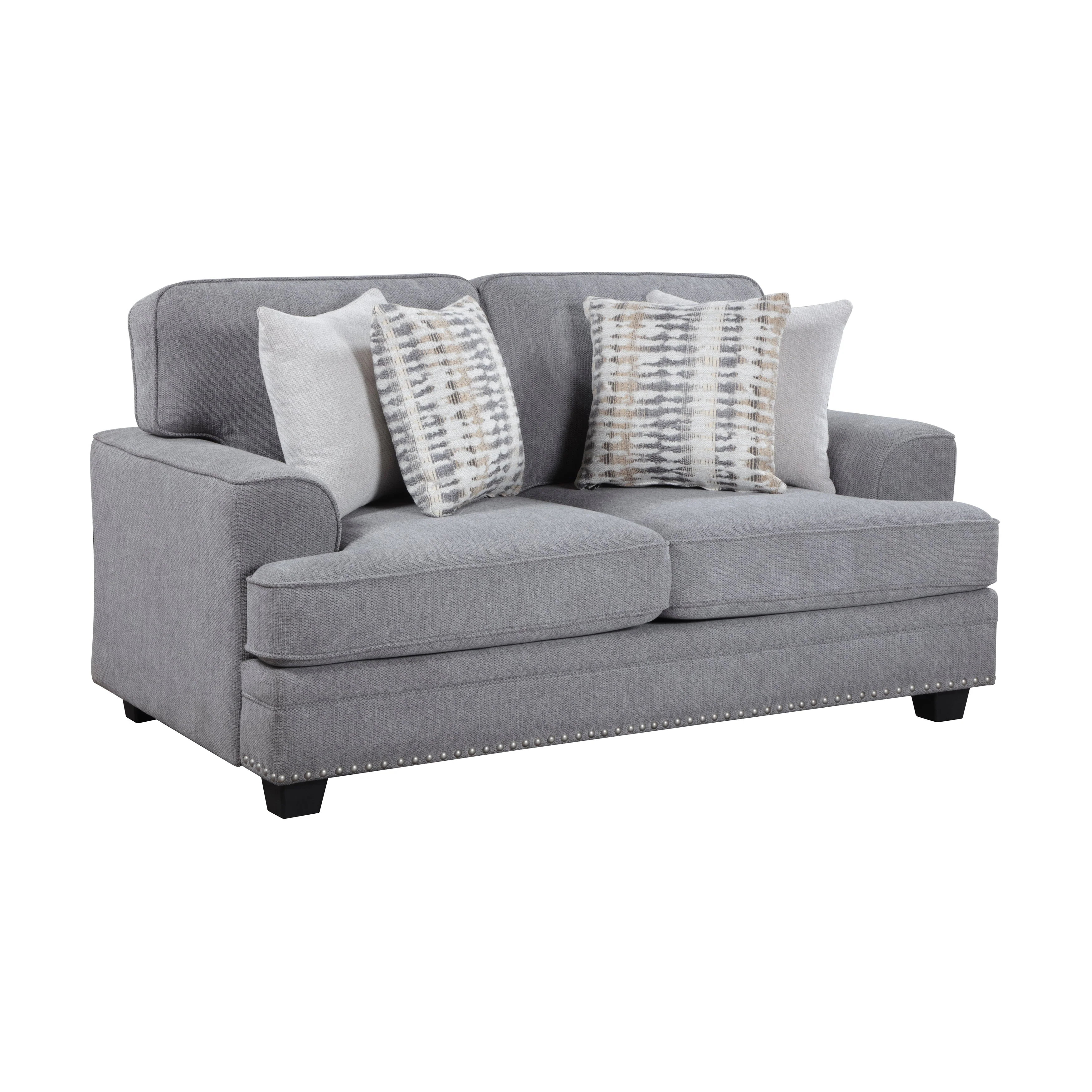 Bradford Gray Loveseat - Image 3