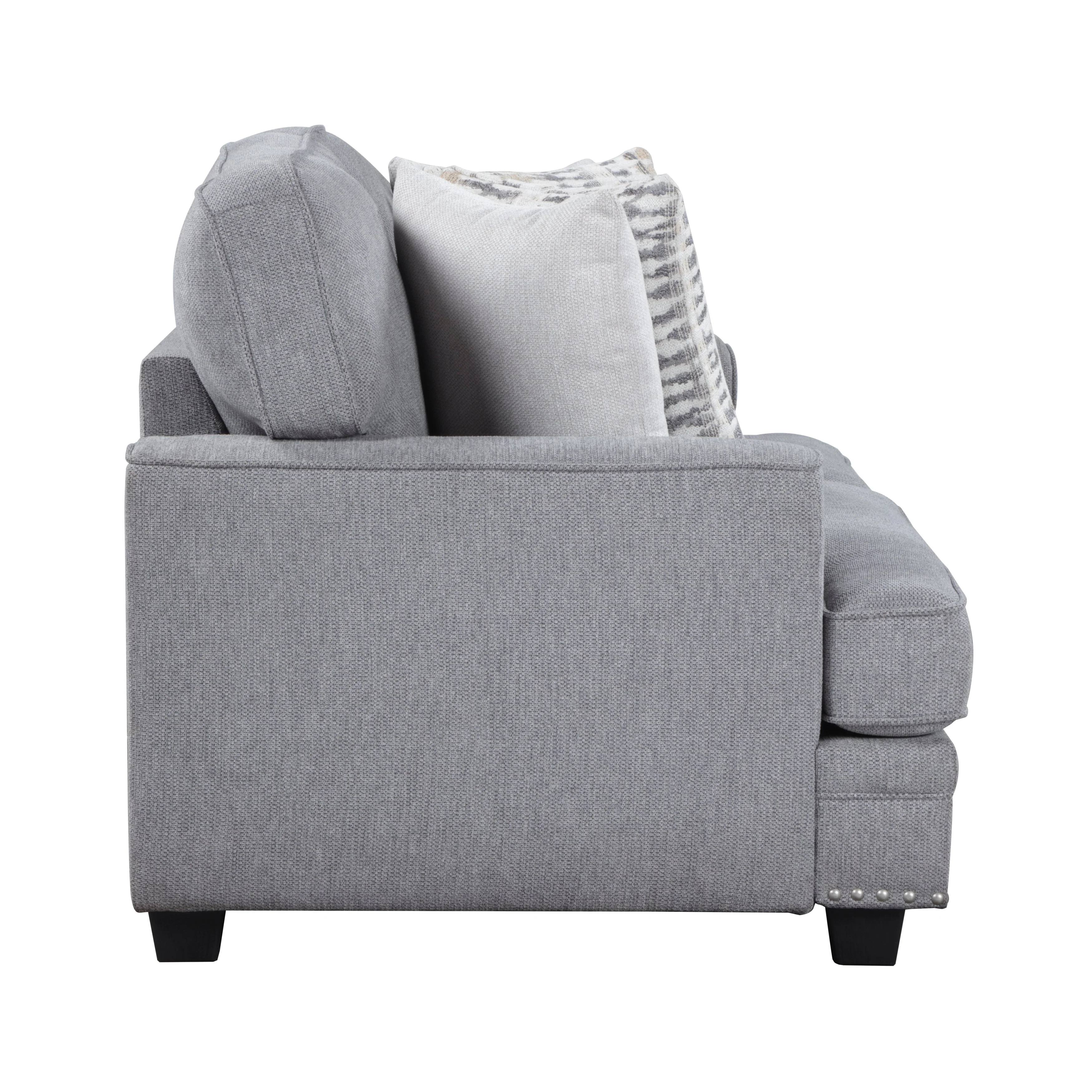 Bradford Gray Loveseat - Image 4