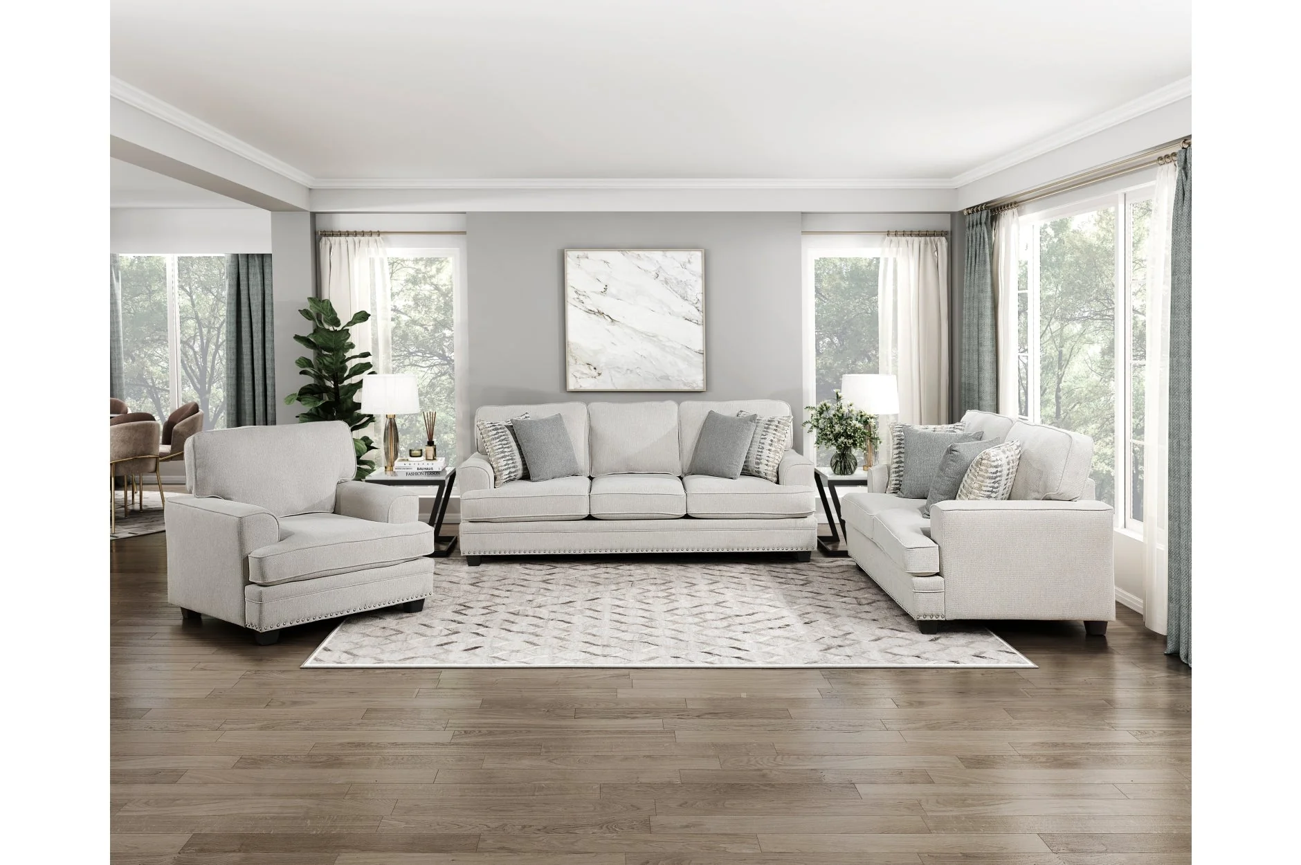 Bradford Sand Loveseat - Image 7