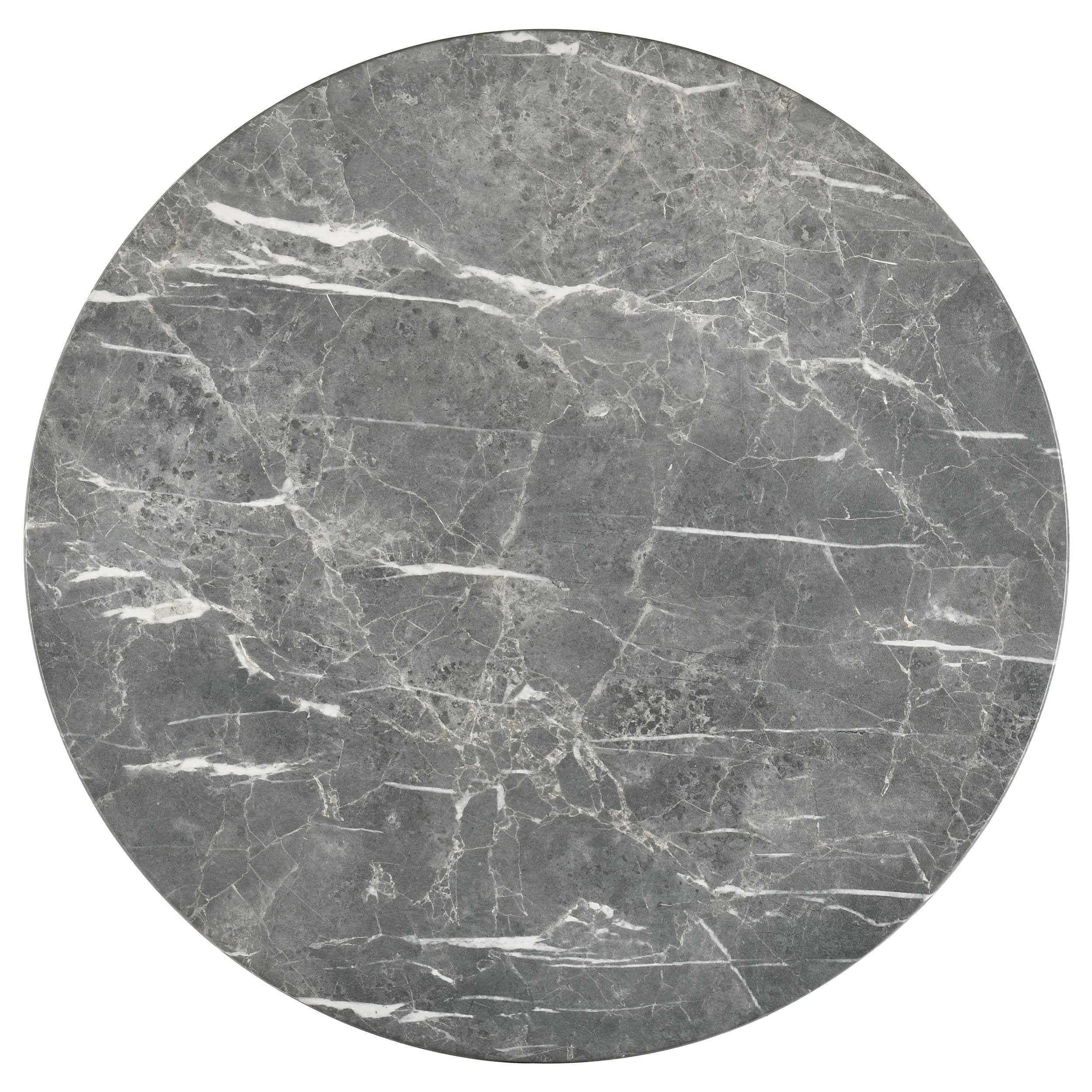 Bradley Grey/Natural Round SmartTop Cocktail Coffee Table - Image 5