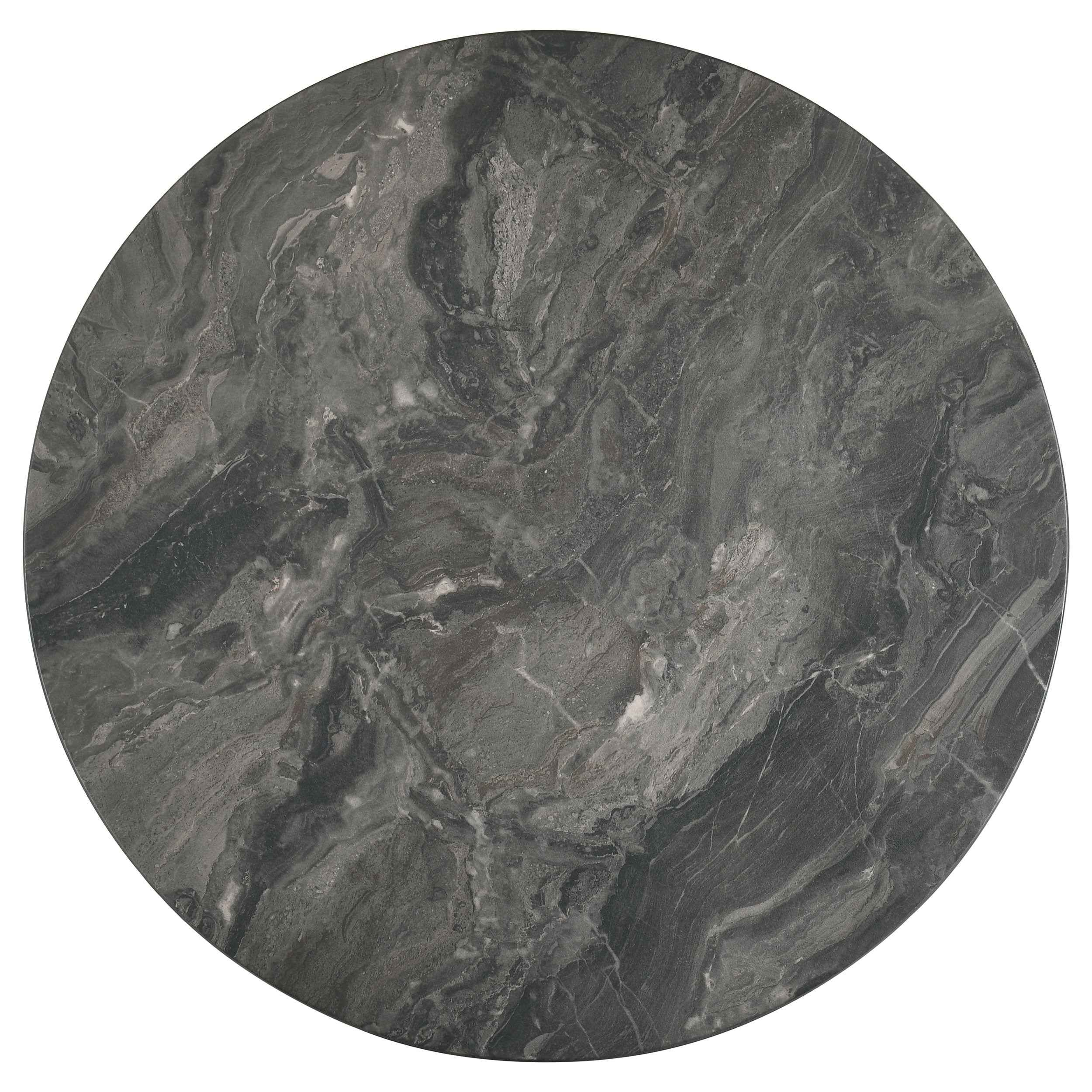 Bradley Smokey Grey/Brown Round SmartTop Cocktail Coffee Table - Image 5
