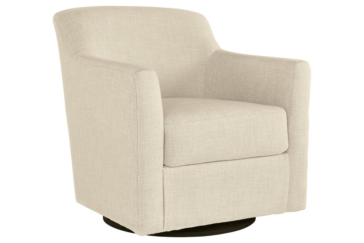 Bradney Linen Swivel Accent Chair - Image 2