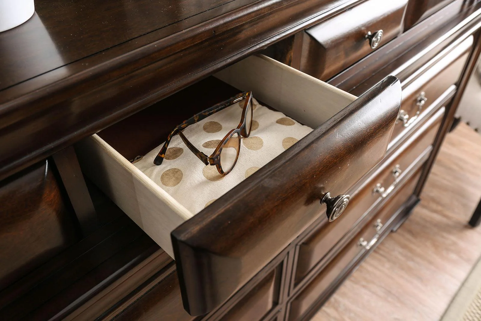 Brandt Brown Cherry Dresser - Image 3