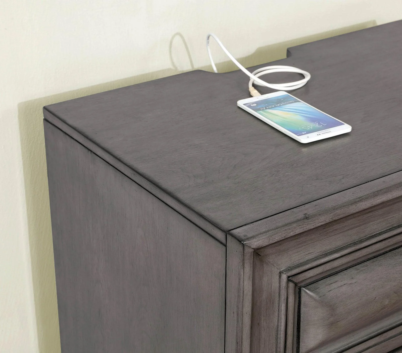Brandt Gray Night Stand - Image 3