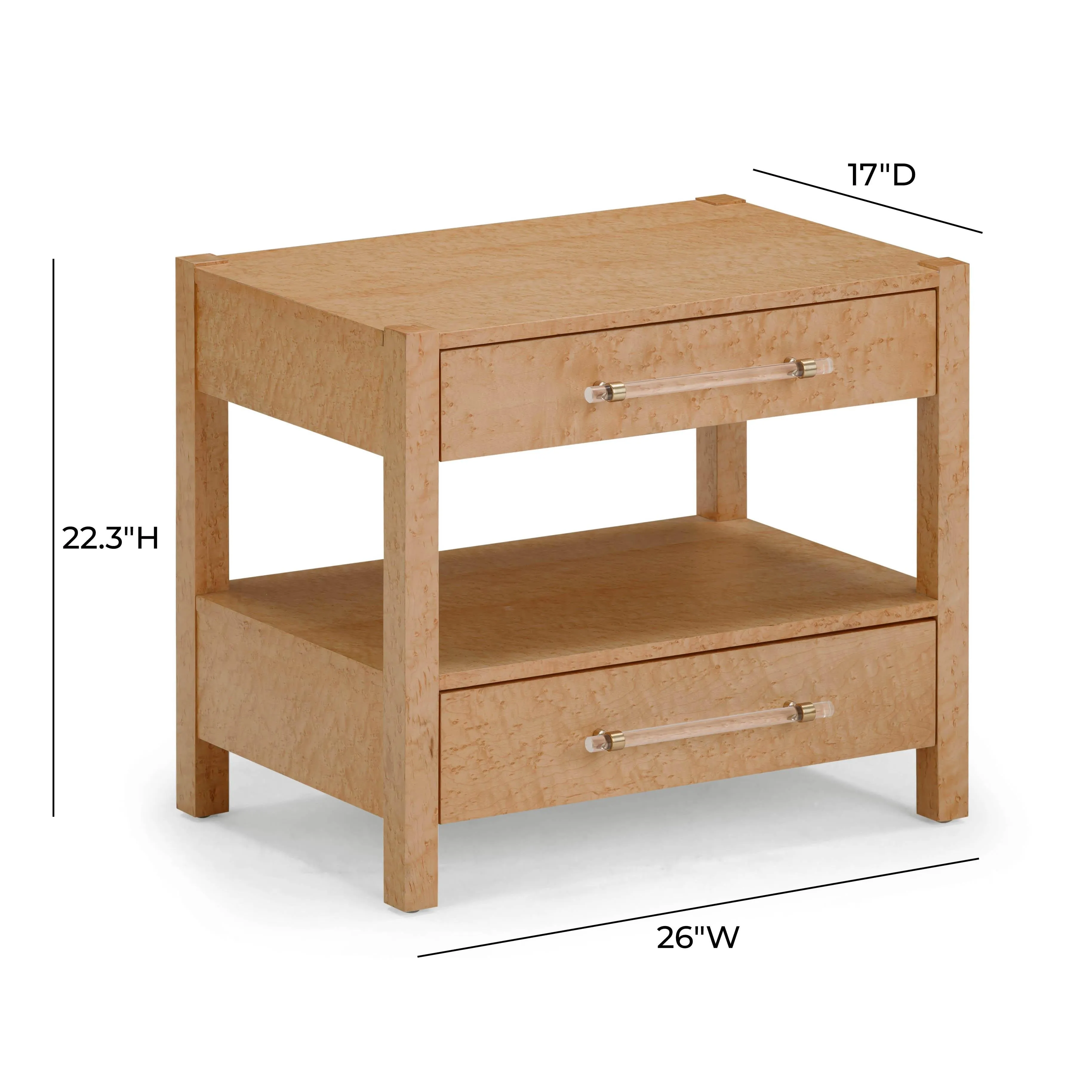 Brandyss Burl Nightstand - Image 30
