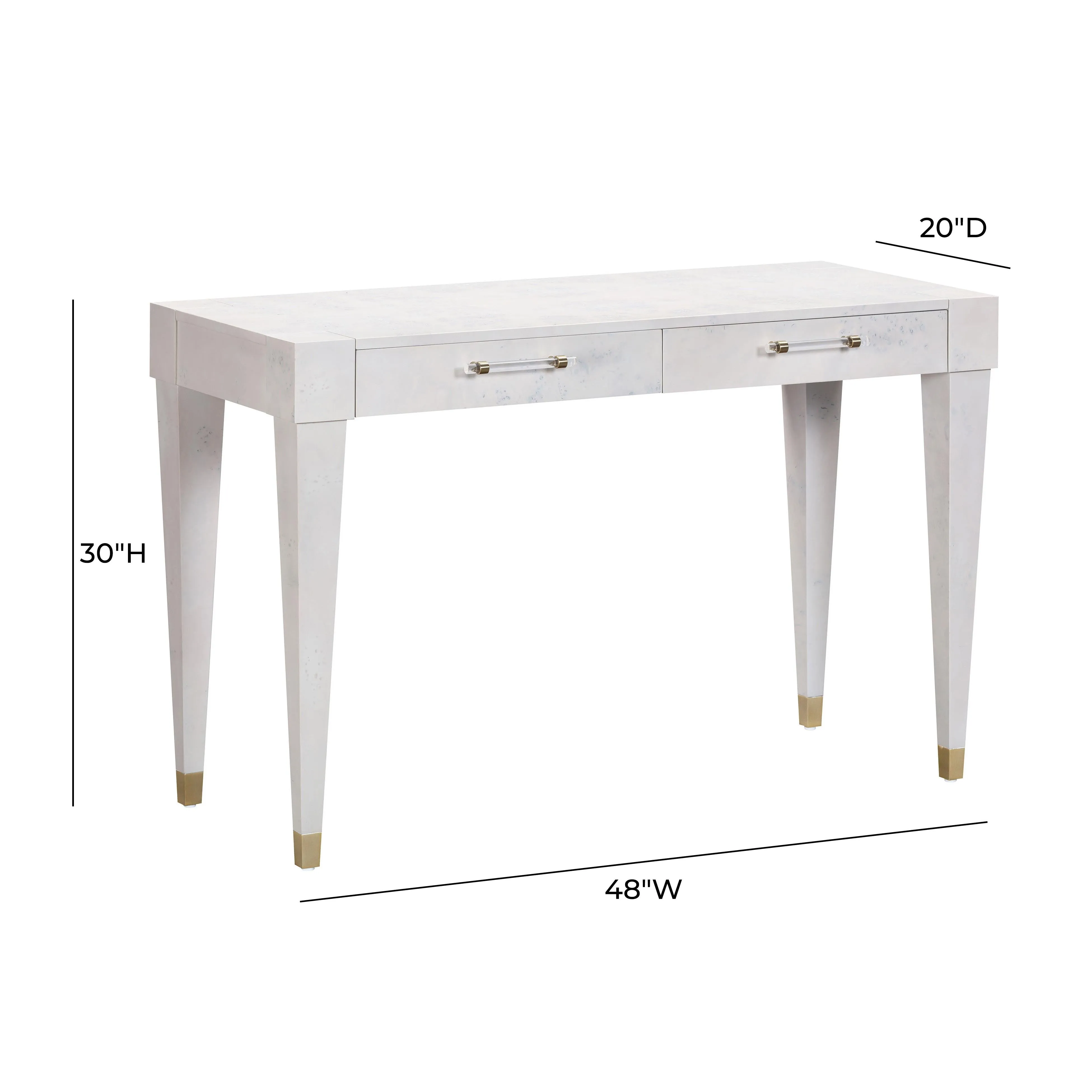 Brandyss Burl Work Desk - Image 17