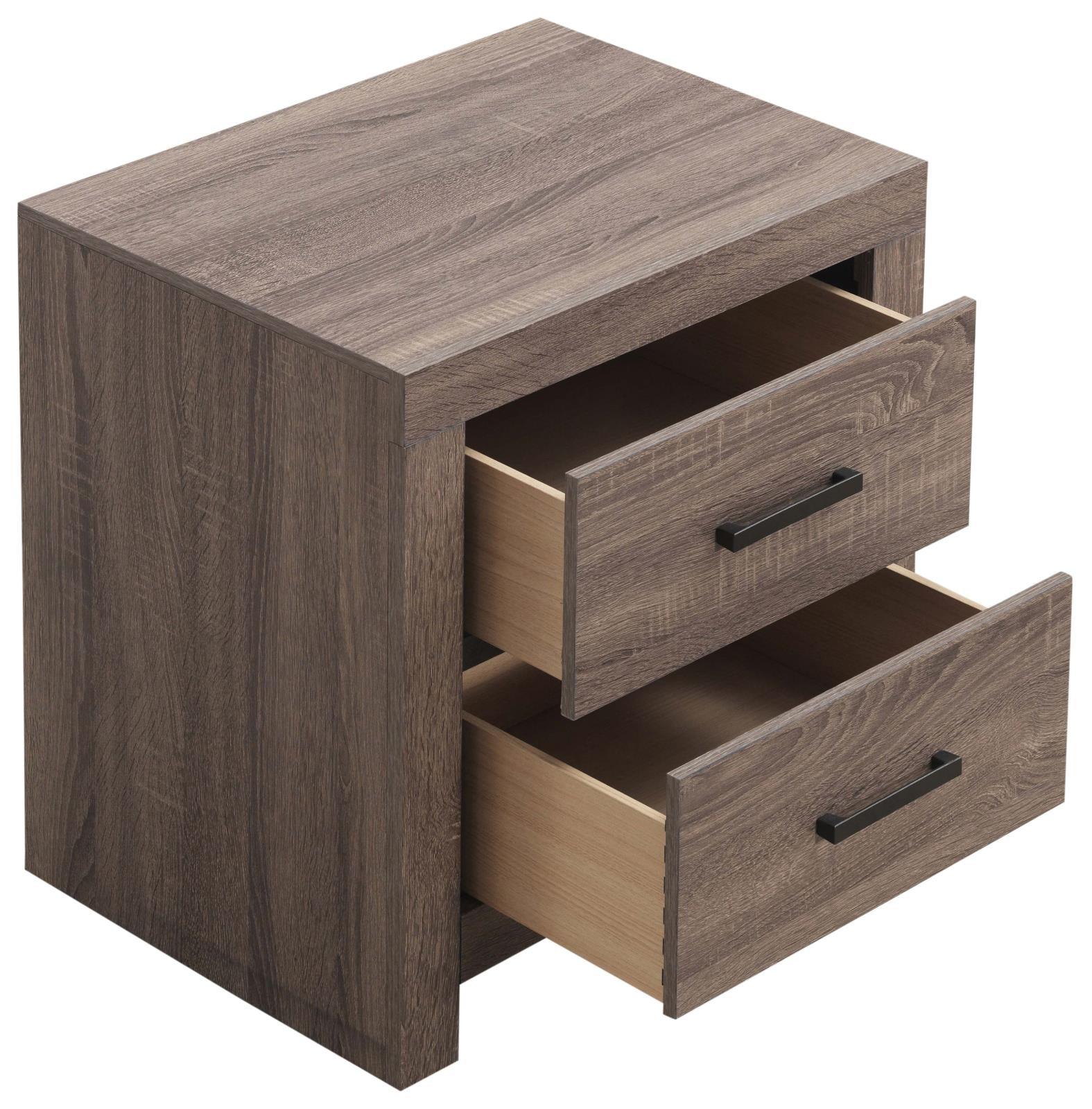 Brantford Barrel Oak 2-Drawer Nightstand - Image 10
