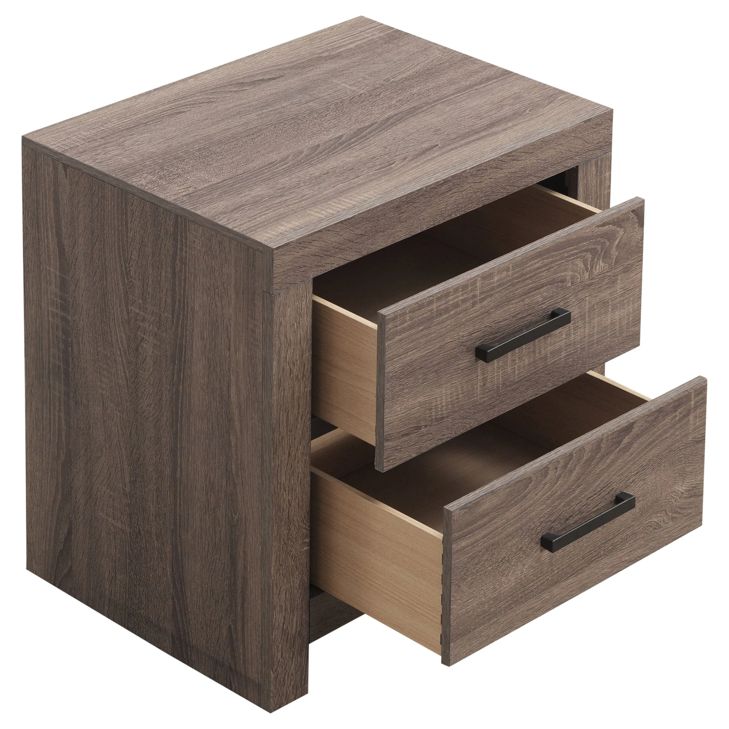Brantford Barrel Oak 4-Piece Queen Panel Bedroom Set - Image 13
