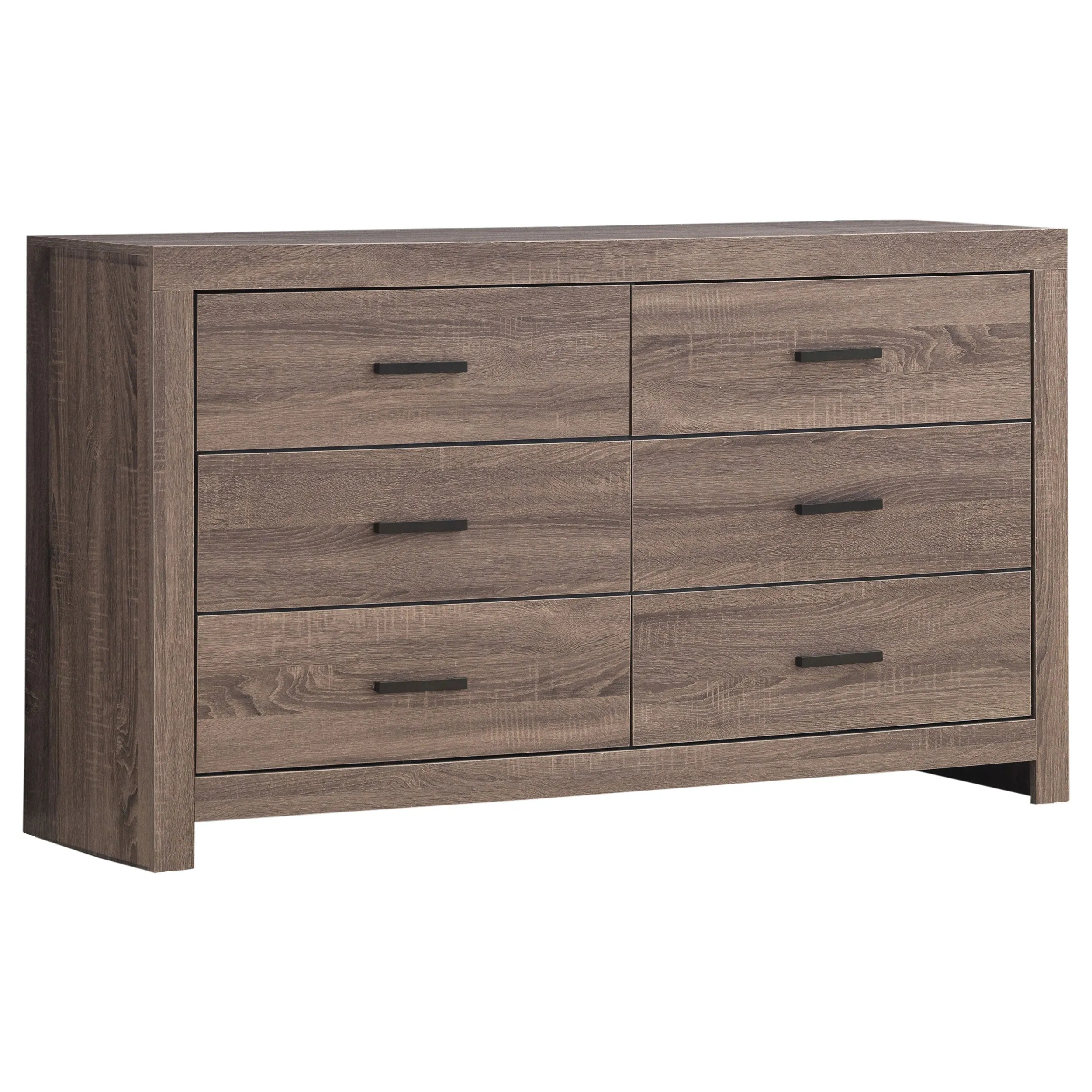 Brantford Barrel Oak 4-Piece Queen Panel Bedroom Set - Image 8