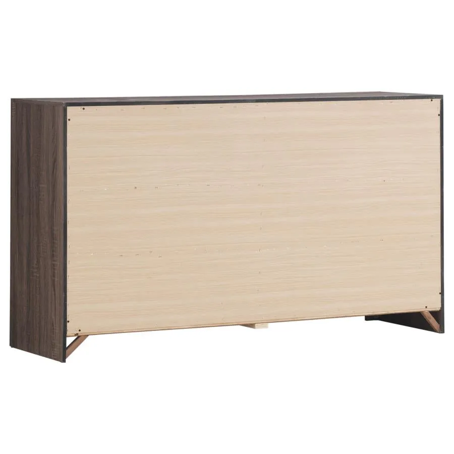 Brantford Barrel Oak 5-Piece Queen Storage Bedroom Set - Image 7