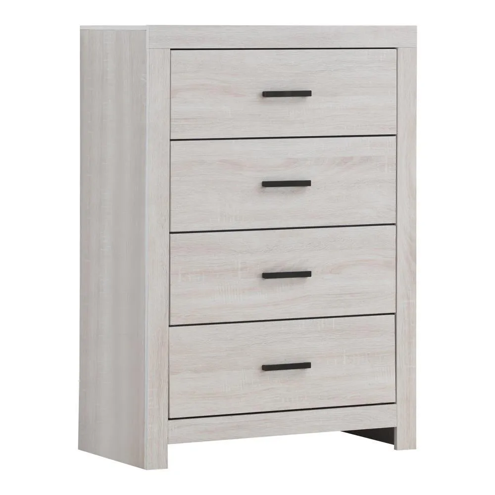 Brantford Coastal White 4-Drawer Chest - Image 2