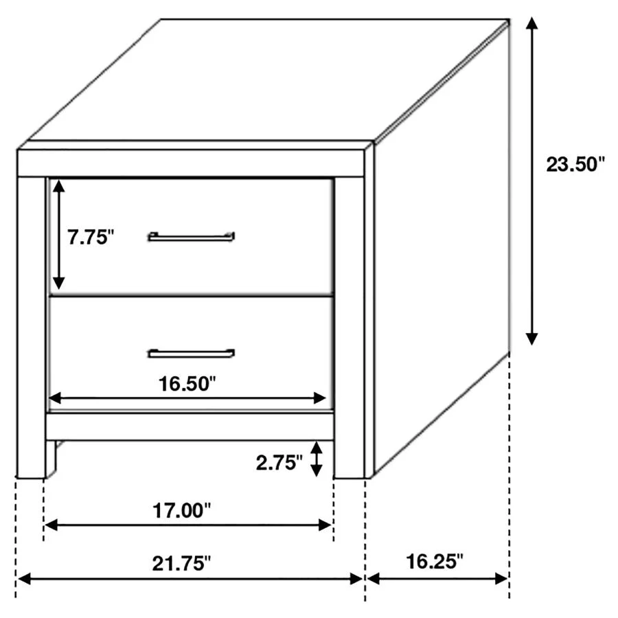 Brantford Coastal White 5-Piece Queen Storage Bedroom Set - Image 15