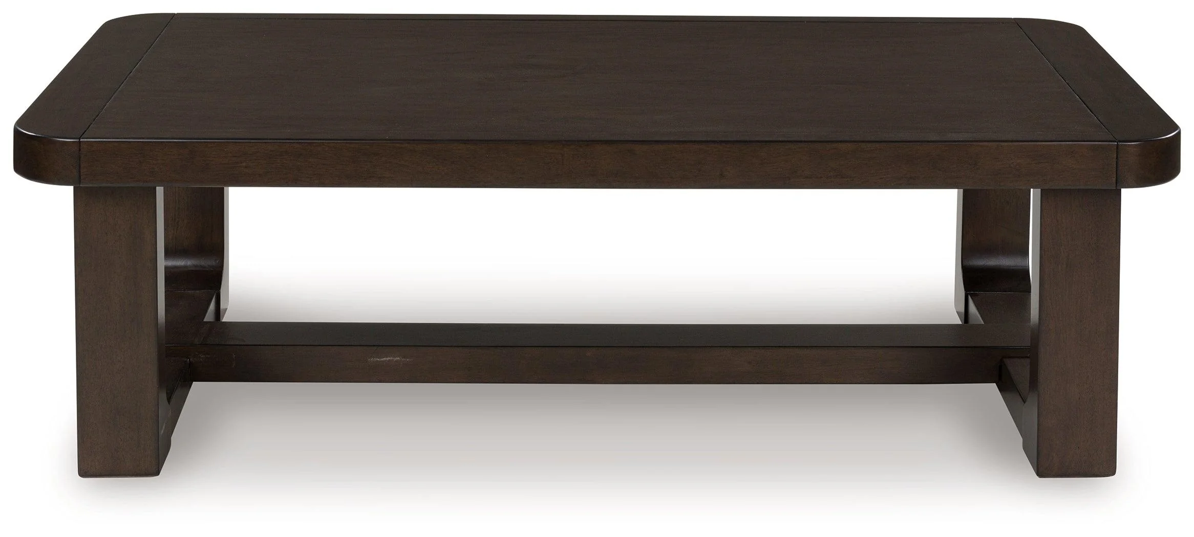 Breckington Dark Brown Coffee Table - Image 4