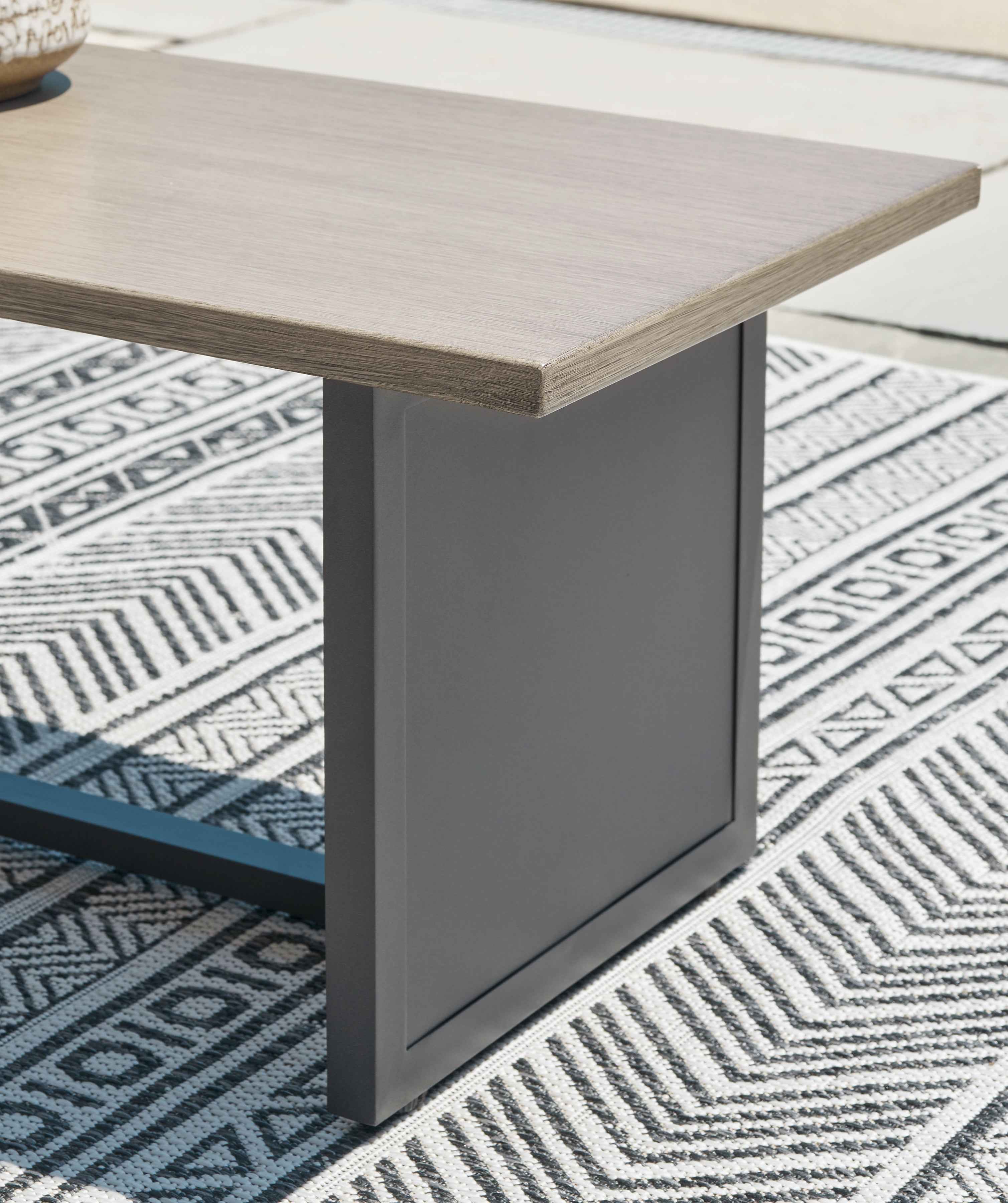 Bree Zee Brown Outdoor End Table - Image 6