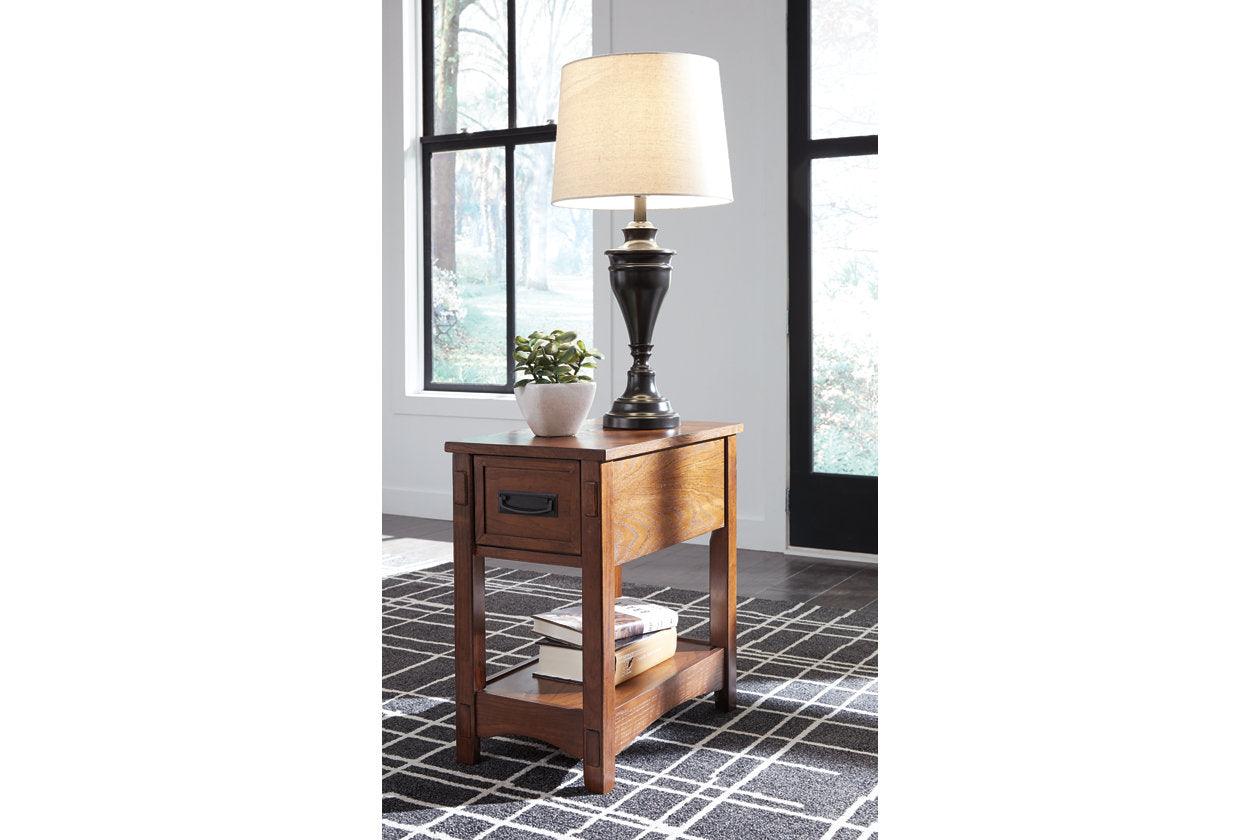 Breegin Brown Chairside End Table - Image 9