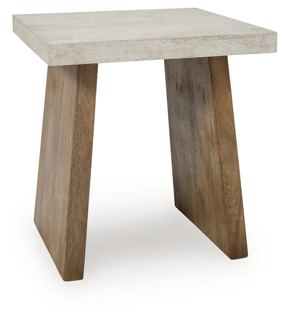 Brendalhouse Light Brown End Table - Image 2