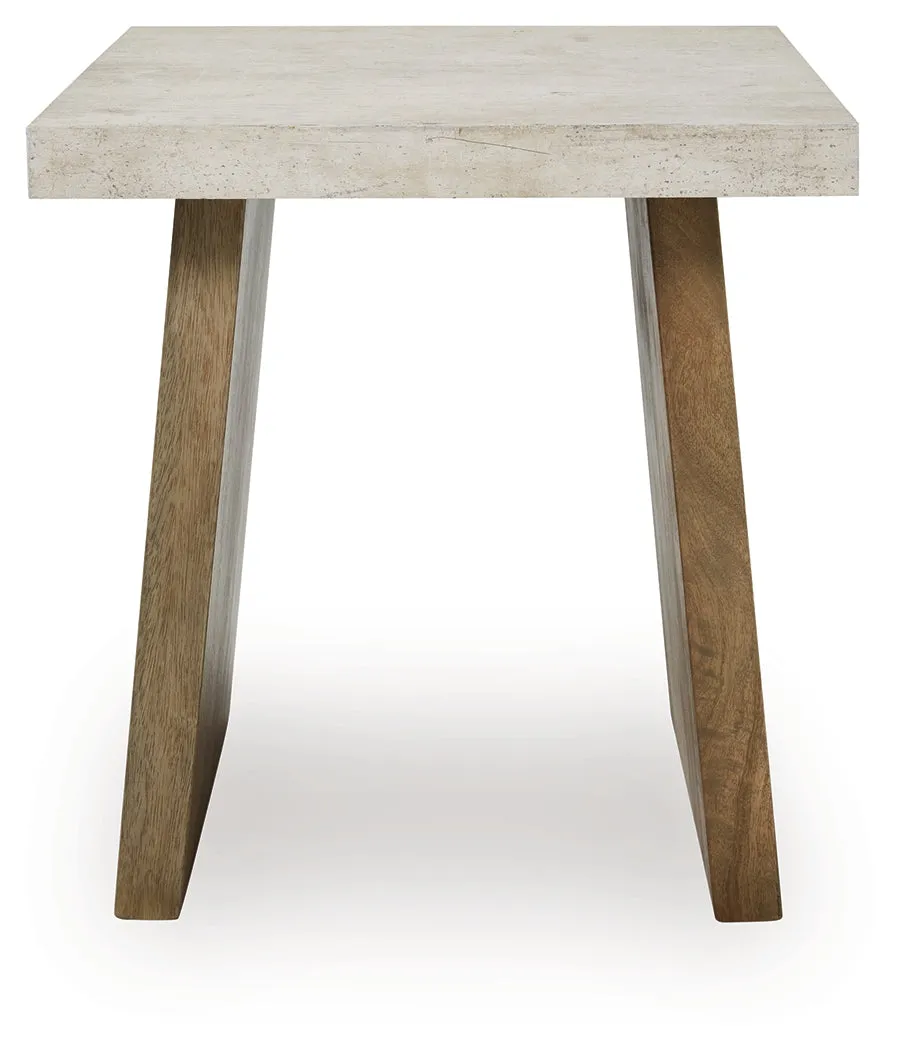 Brendalhouse Light Brown End Table - Image 3