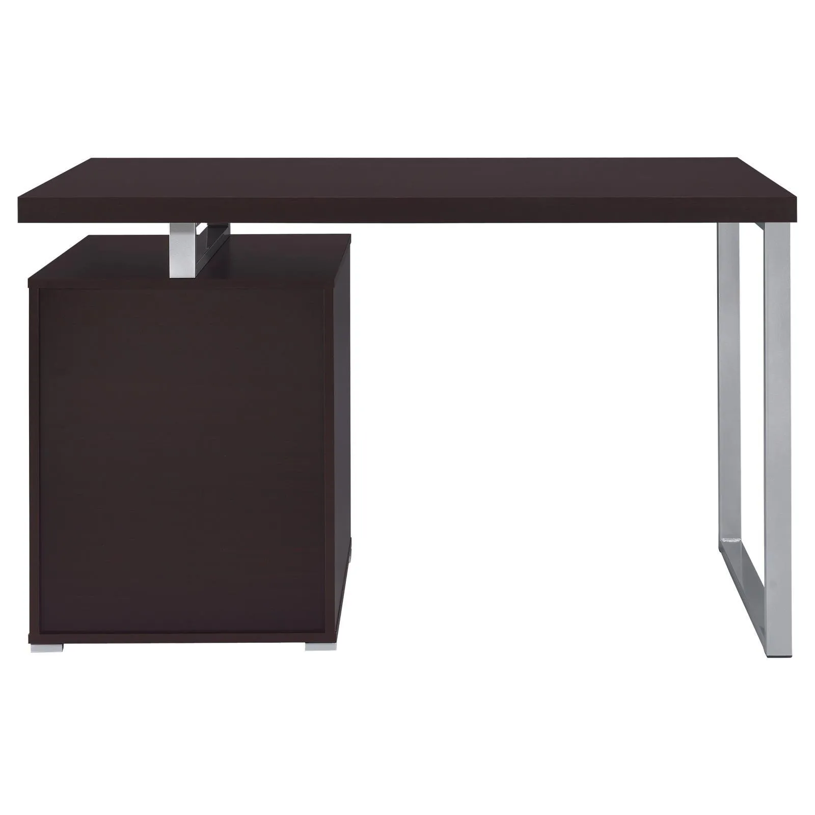 Brennan Cappuccino 3-Drawer Office Desk - Image 8