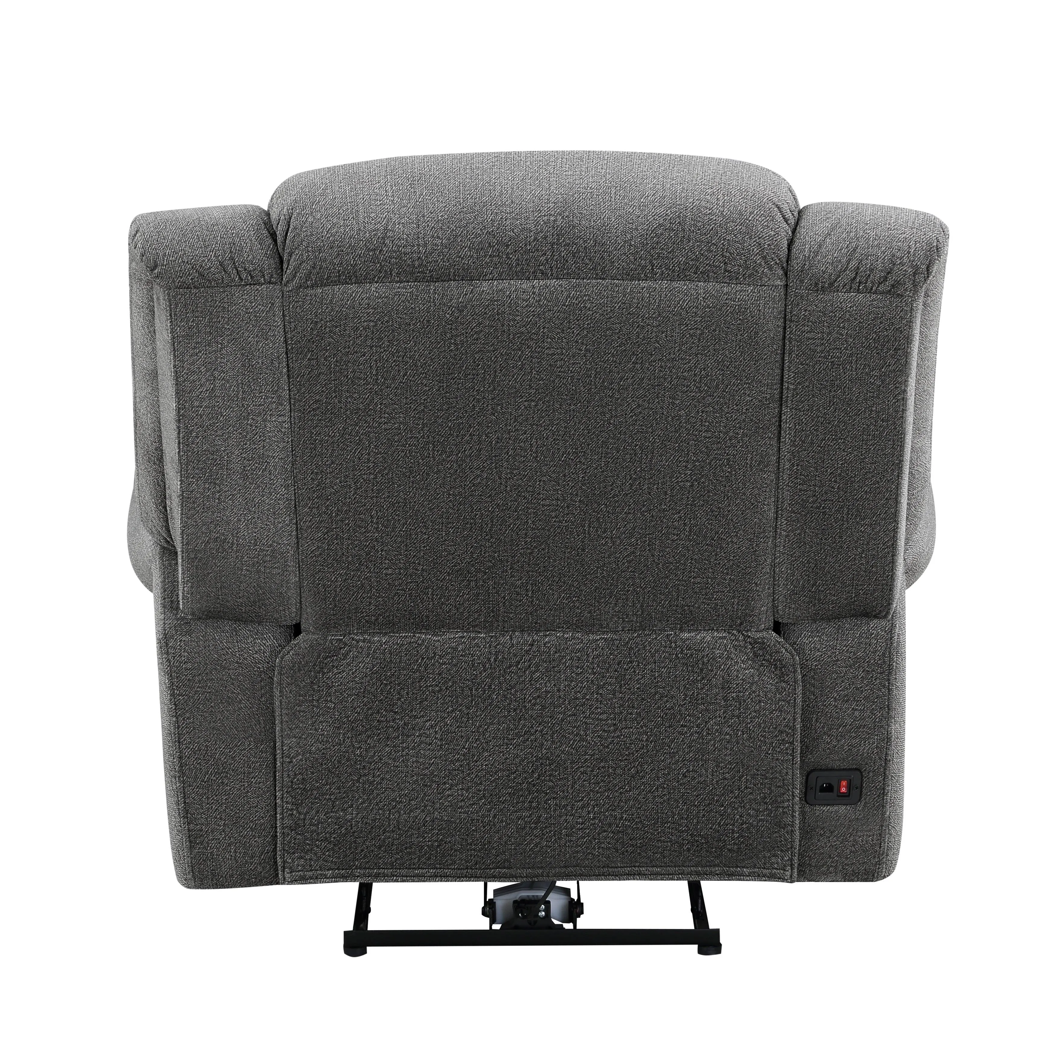 Brennen Charcoal Power Reclining Chair - Image 6