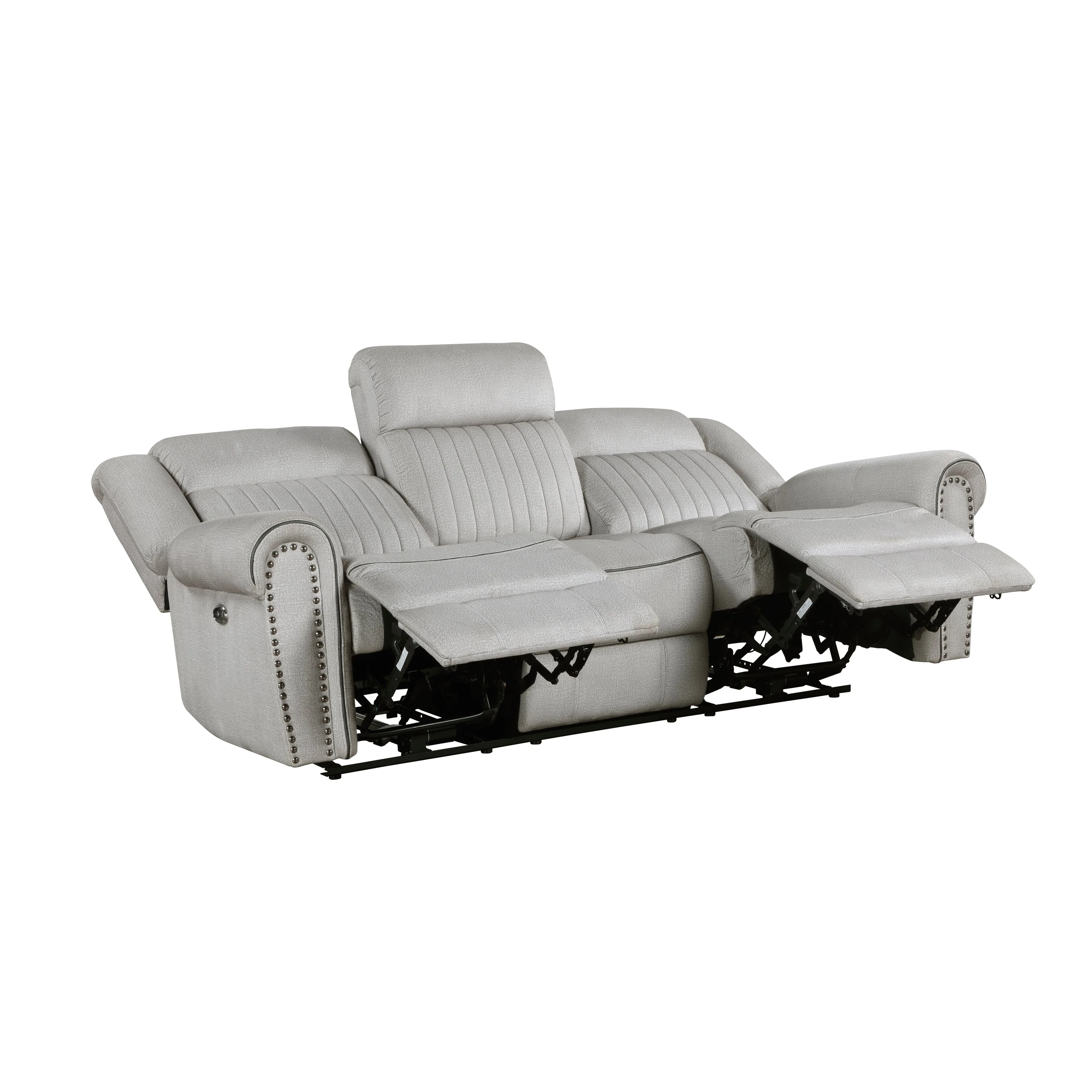 Brennen Mist Power Double Reclining Living Room Set - Image 5