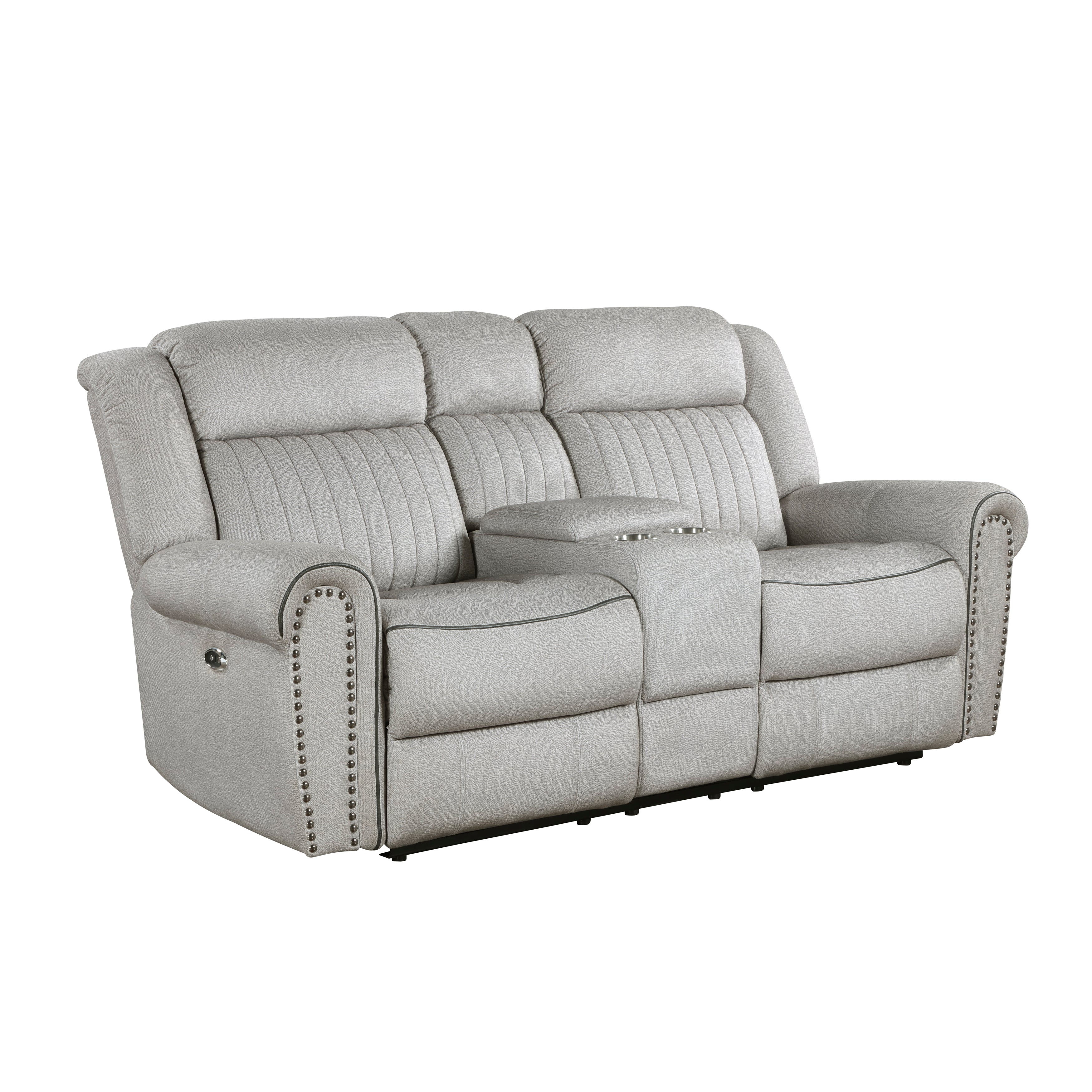 Brennen Mist Power Double Reclining Living Room Set - Image 8