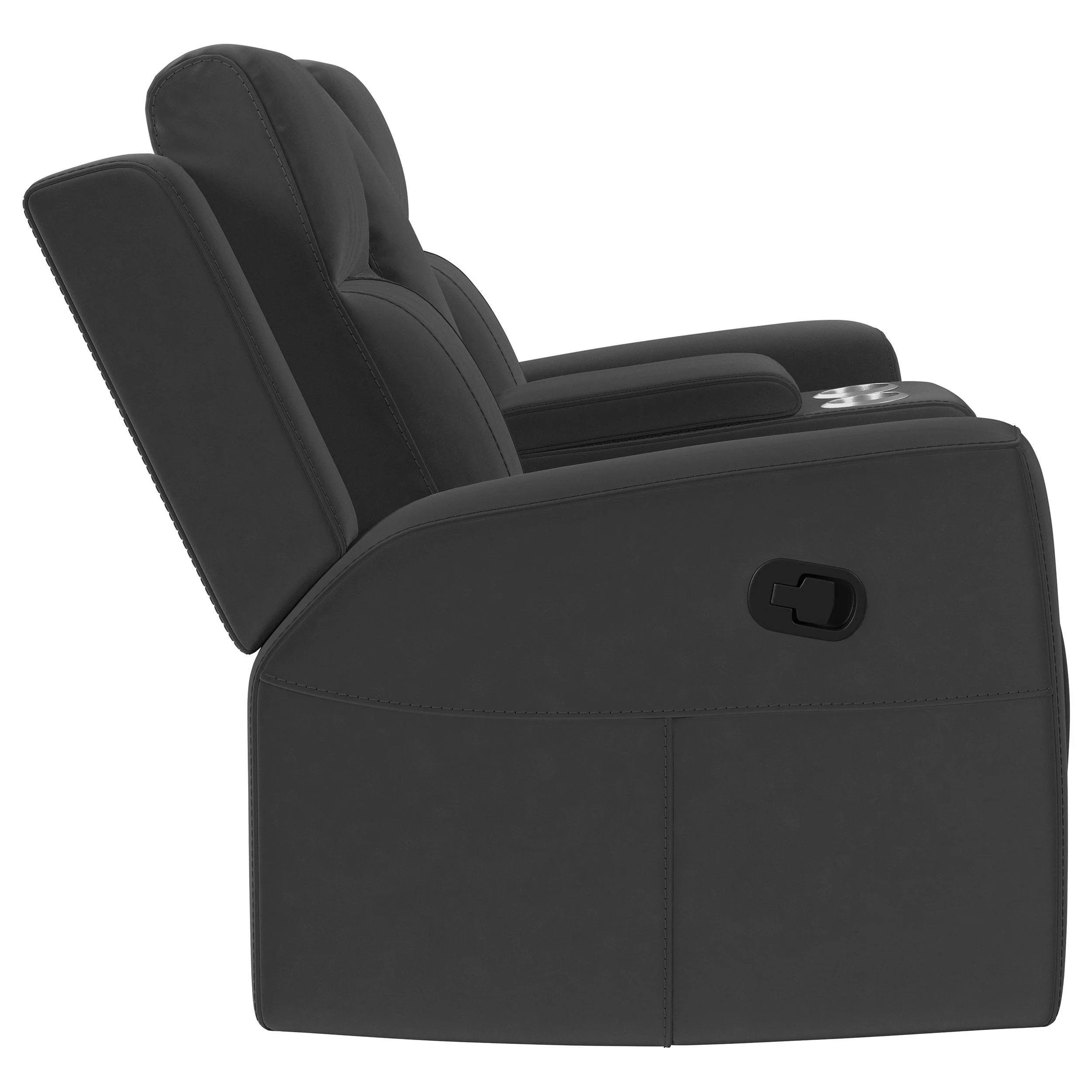 Brentwood Dark Charcoal 2-piece Upholstered Motion Reclining Sofa Set - Image 10