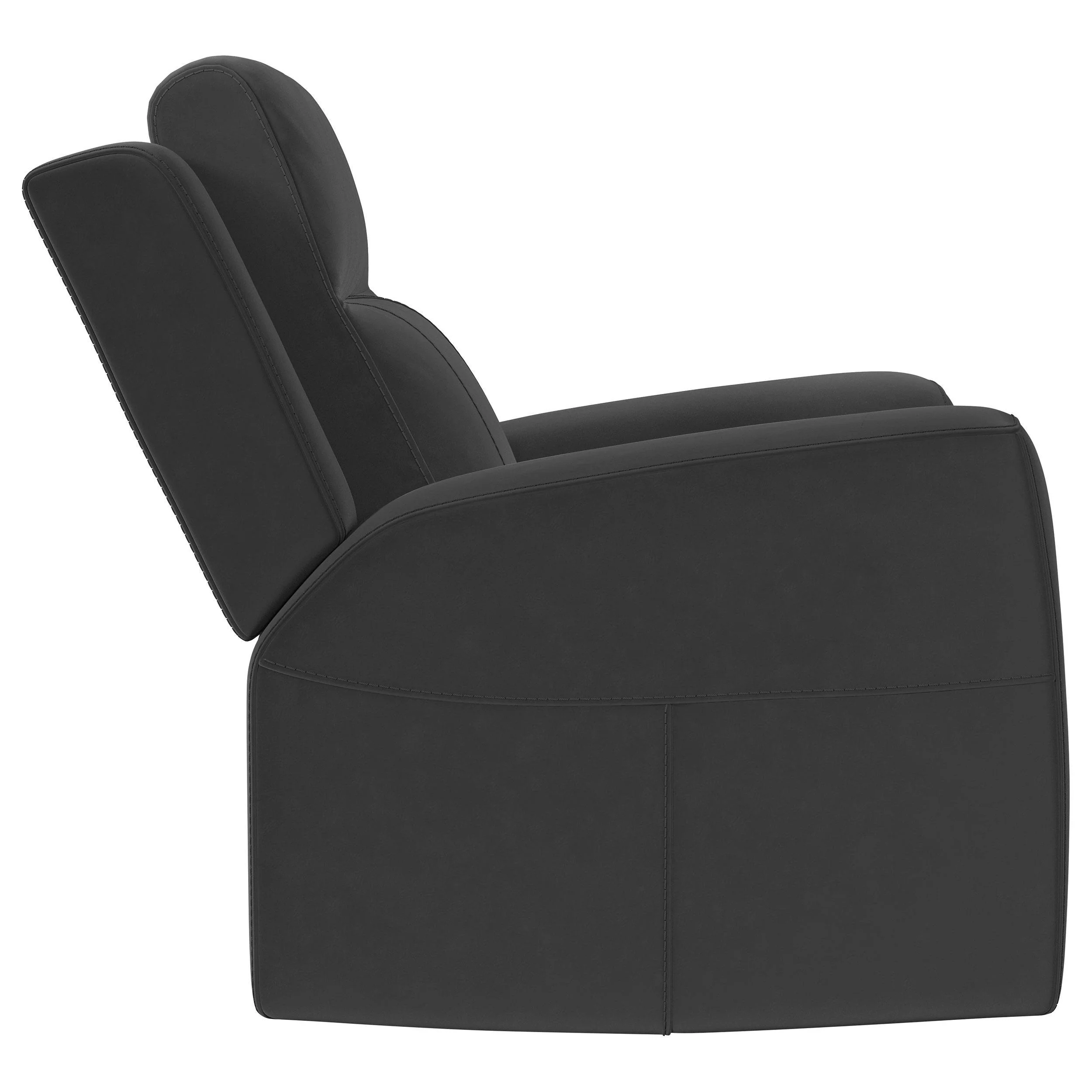 Brentwood Dark Charcoal 3-piece Upholstered Motion Reclining Sofa Set - Image 14