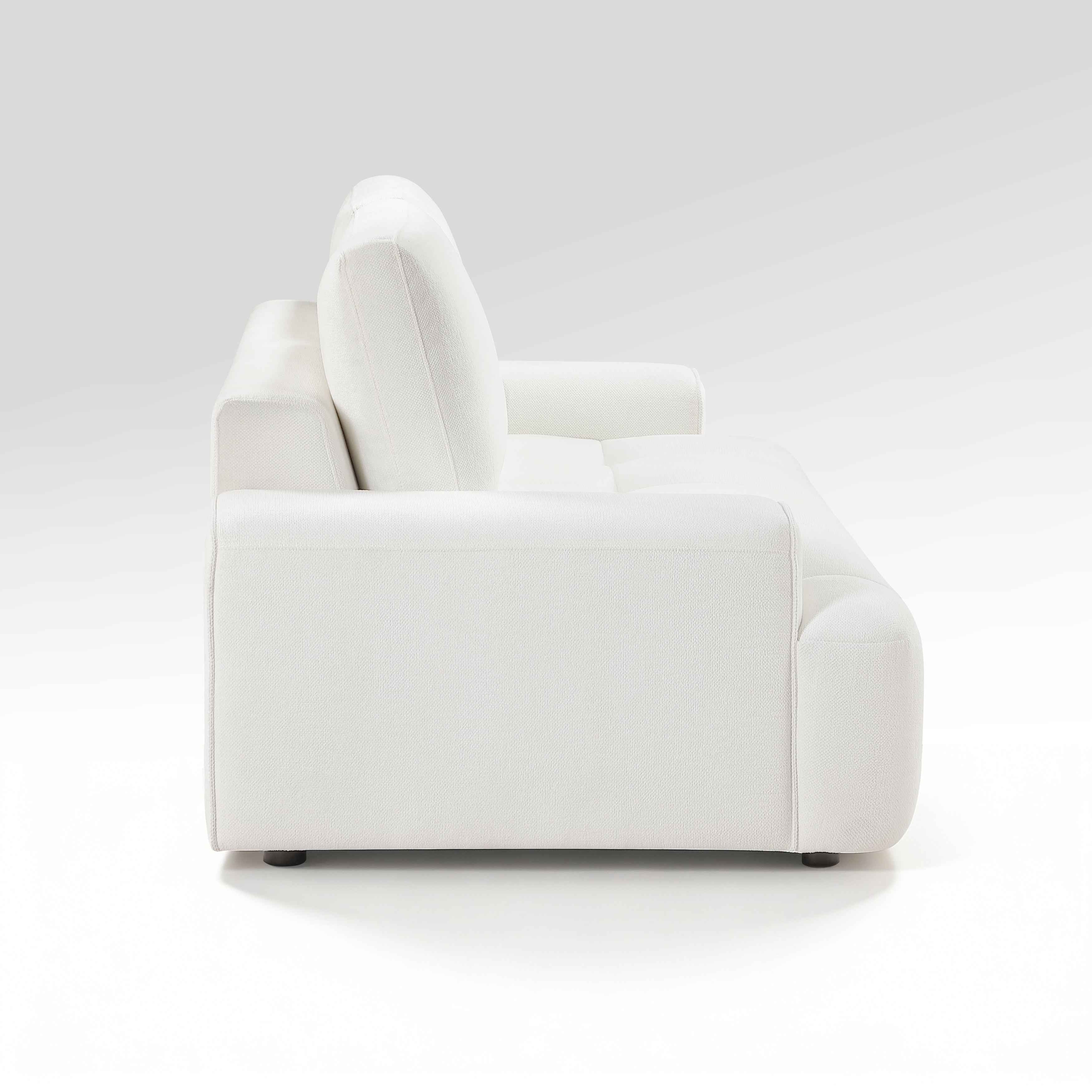 Brera Beige Loveseat - Image 3