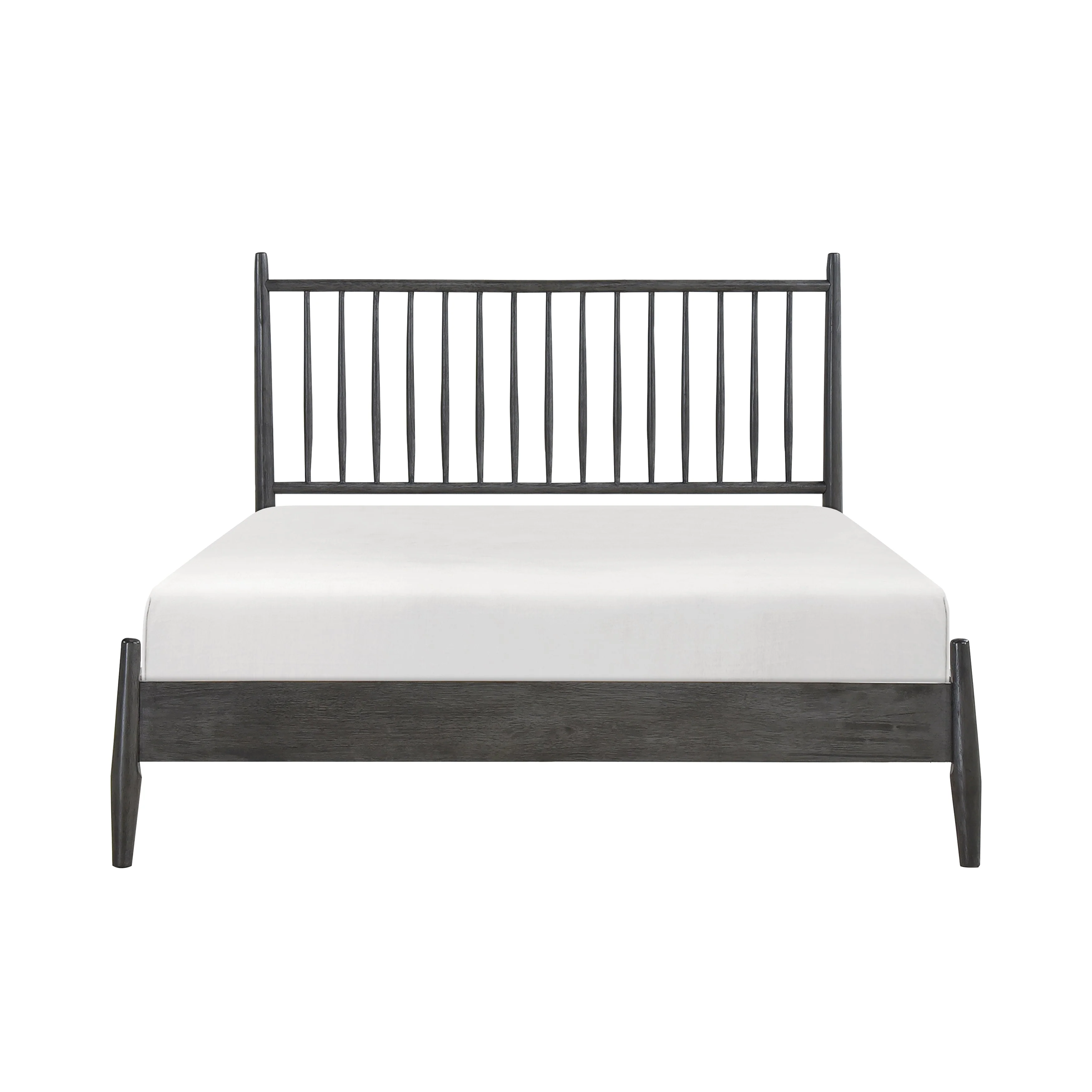Brickell Gray Full Platform Bed
