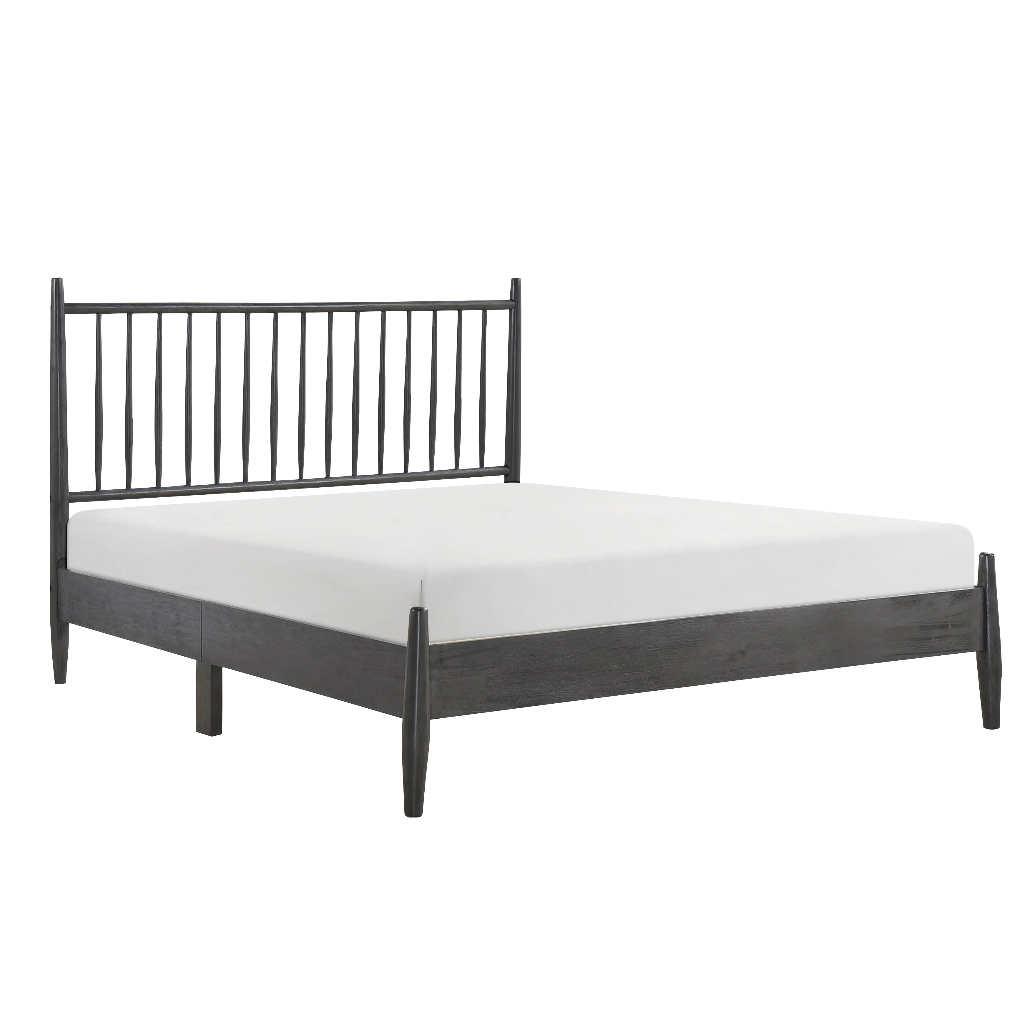 Brickell Gray Full Platform Bed - Image 2