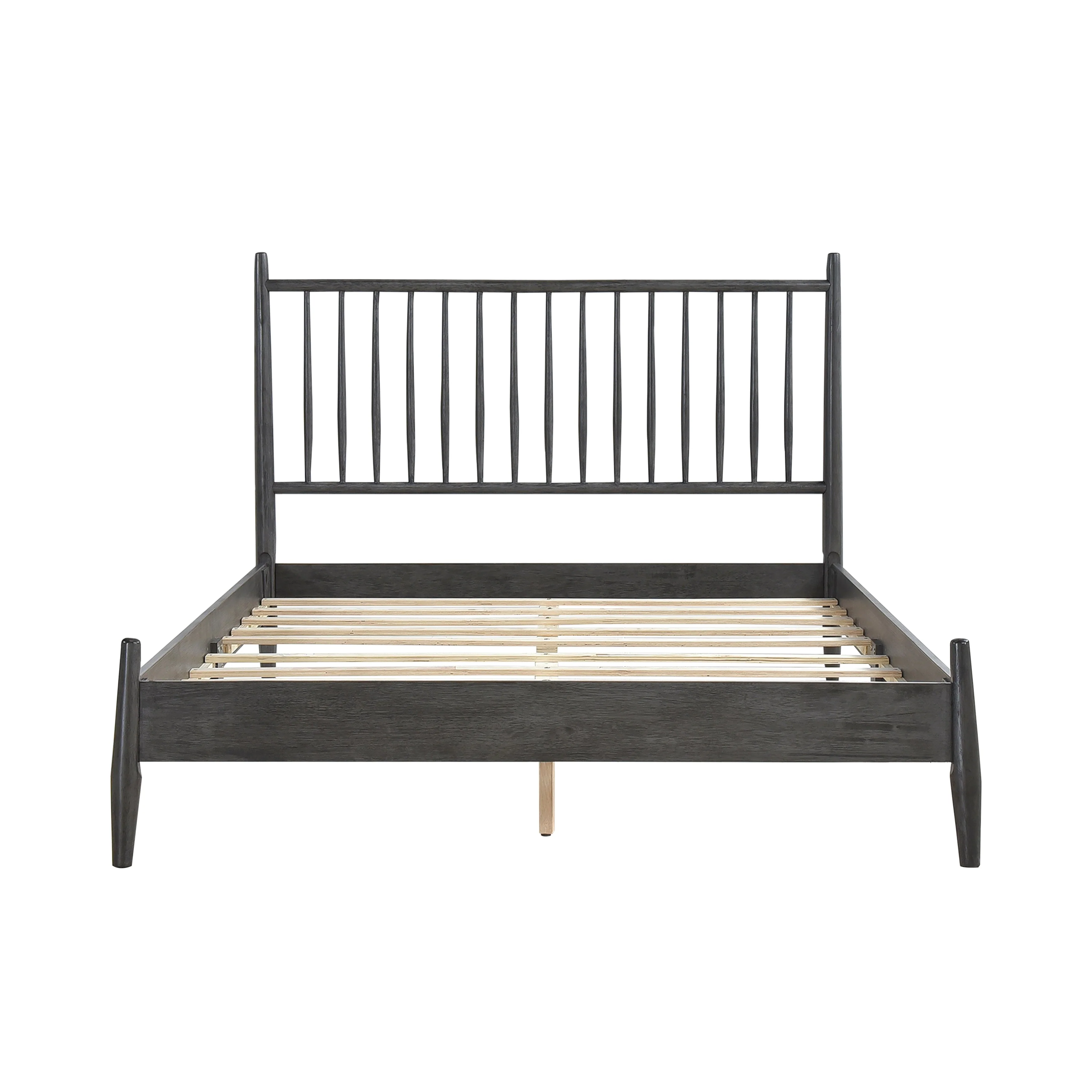 Brickell Gray Queen Platform Bed - Image 3