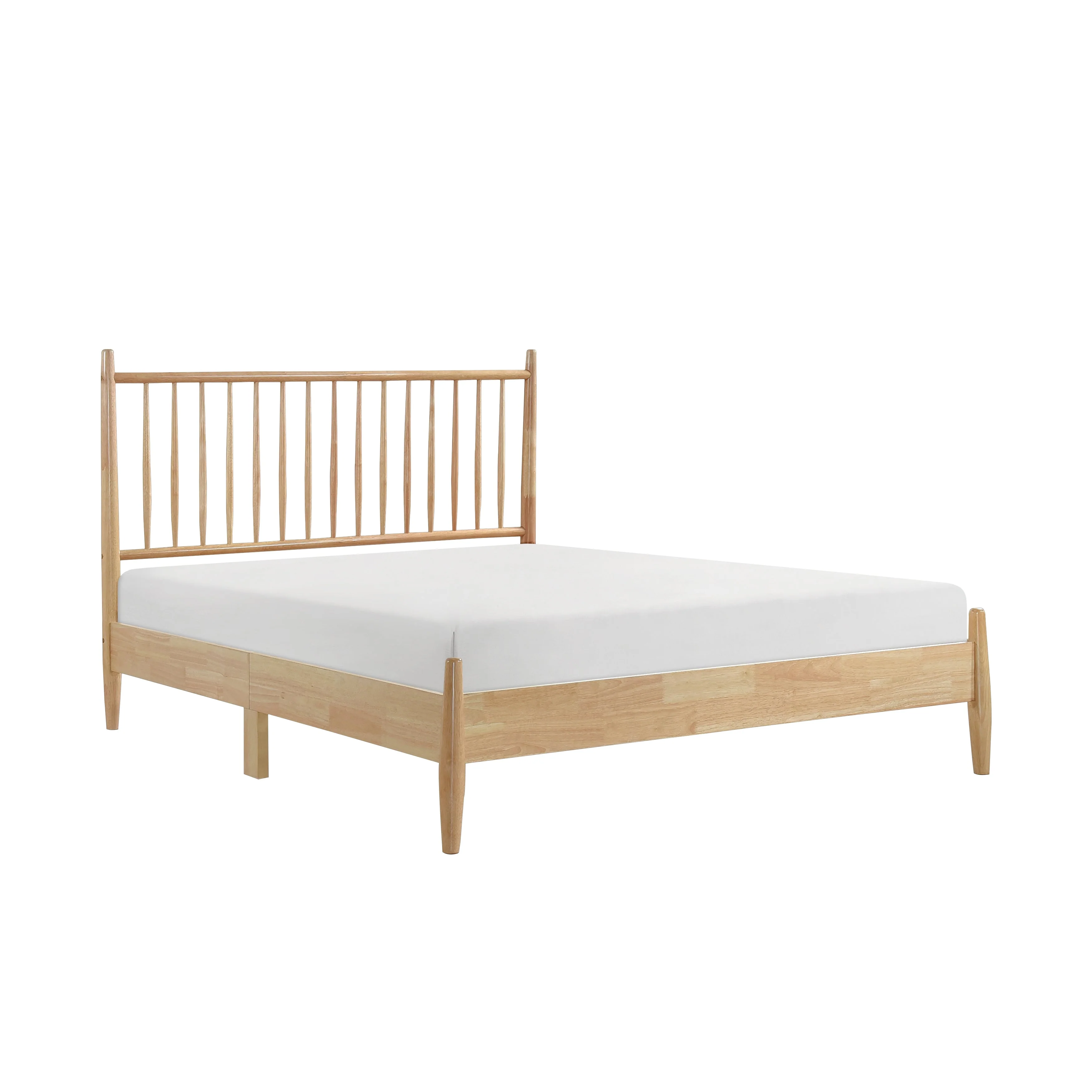 Brickell Natural Queen Platform Bed