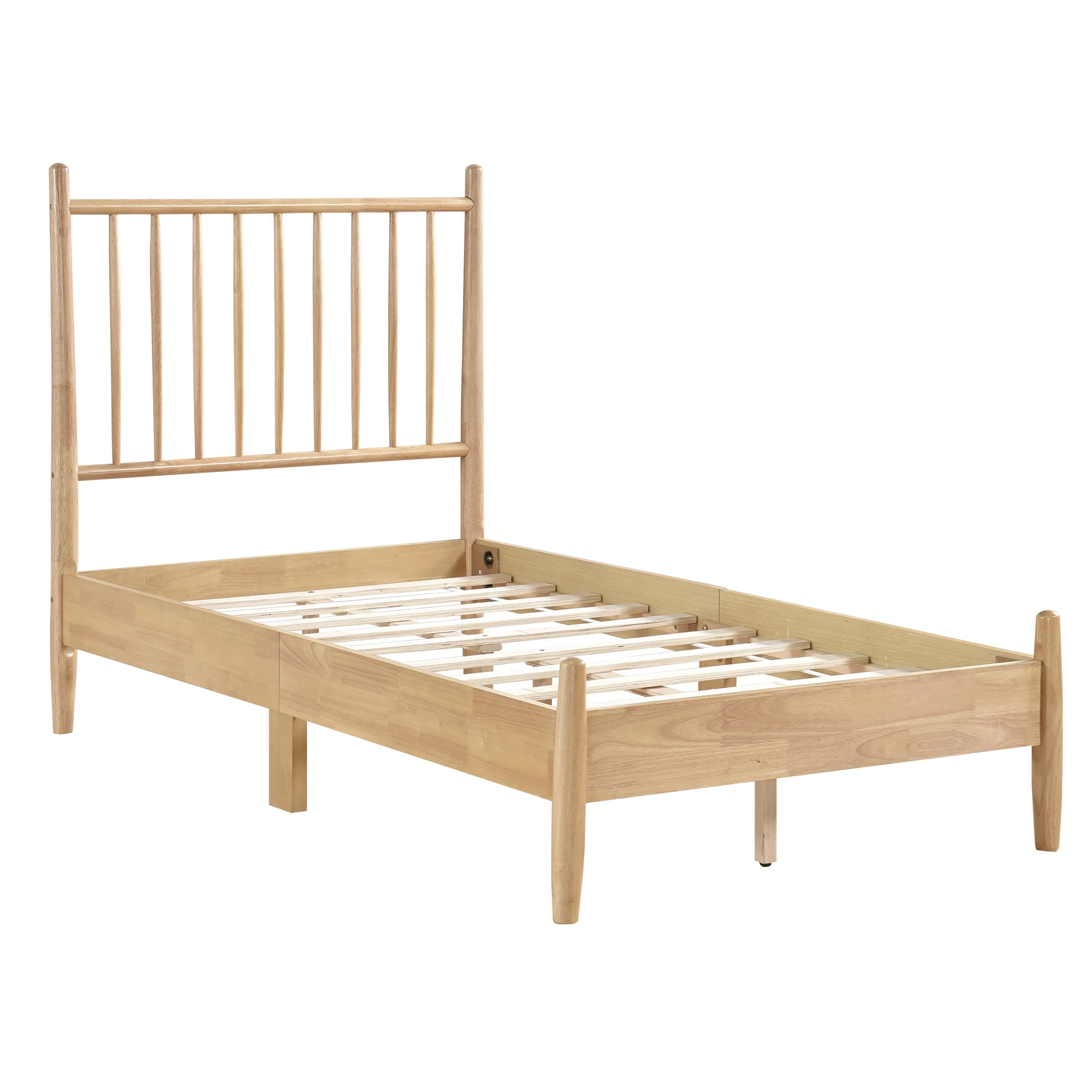 Brickell Natural Twin Platform Bed - Image 3
