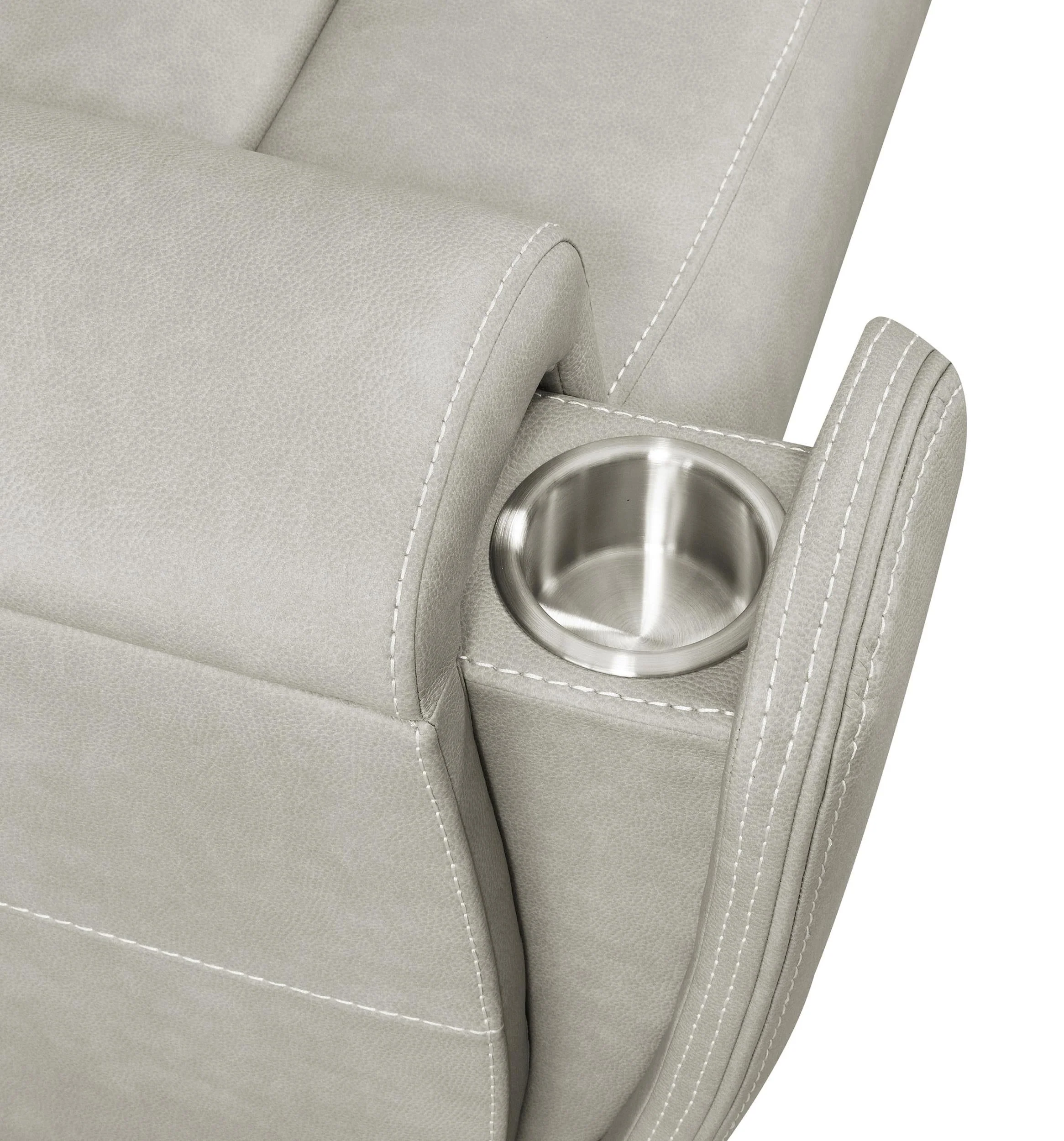 Brickston Gray 3-Piece Triple Power Reclining Set - Image 11