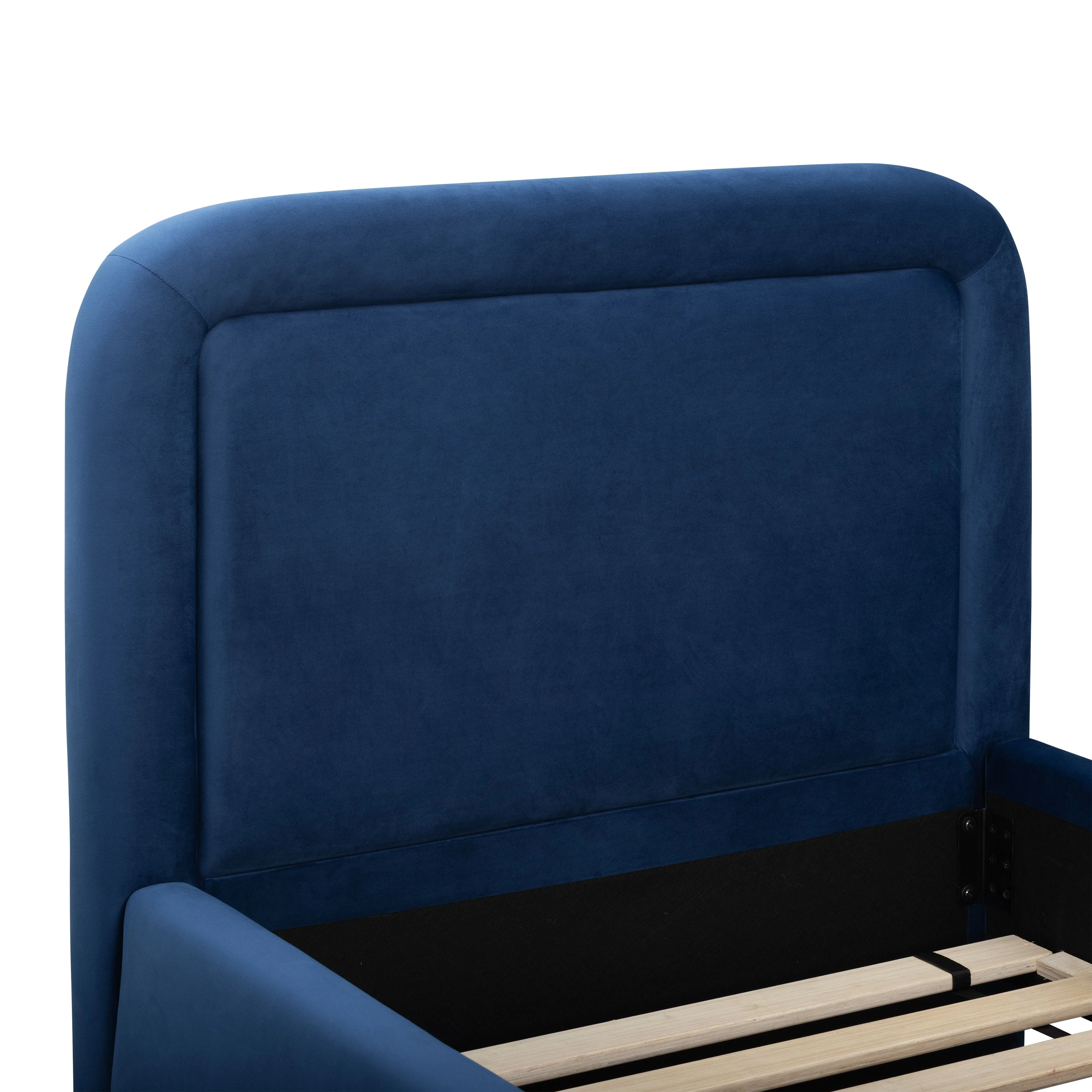 Briella Performance Velvet Trundle Bed in Twin - Image 14