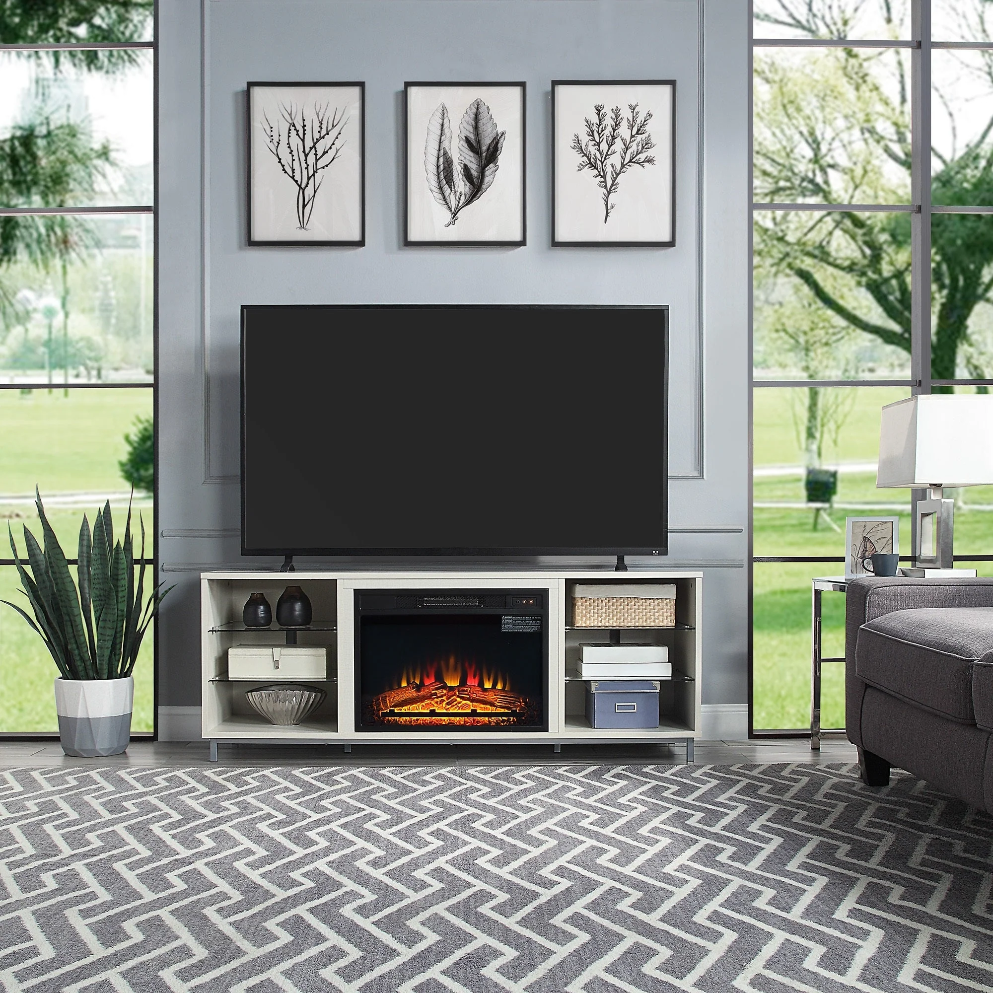 Brighton Fireplace in Beige - Image 2