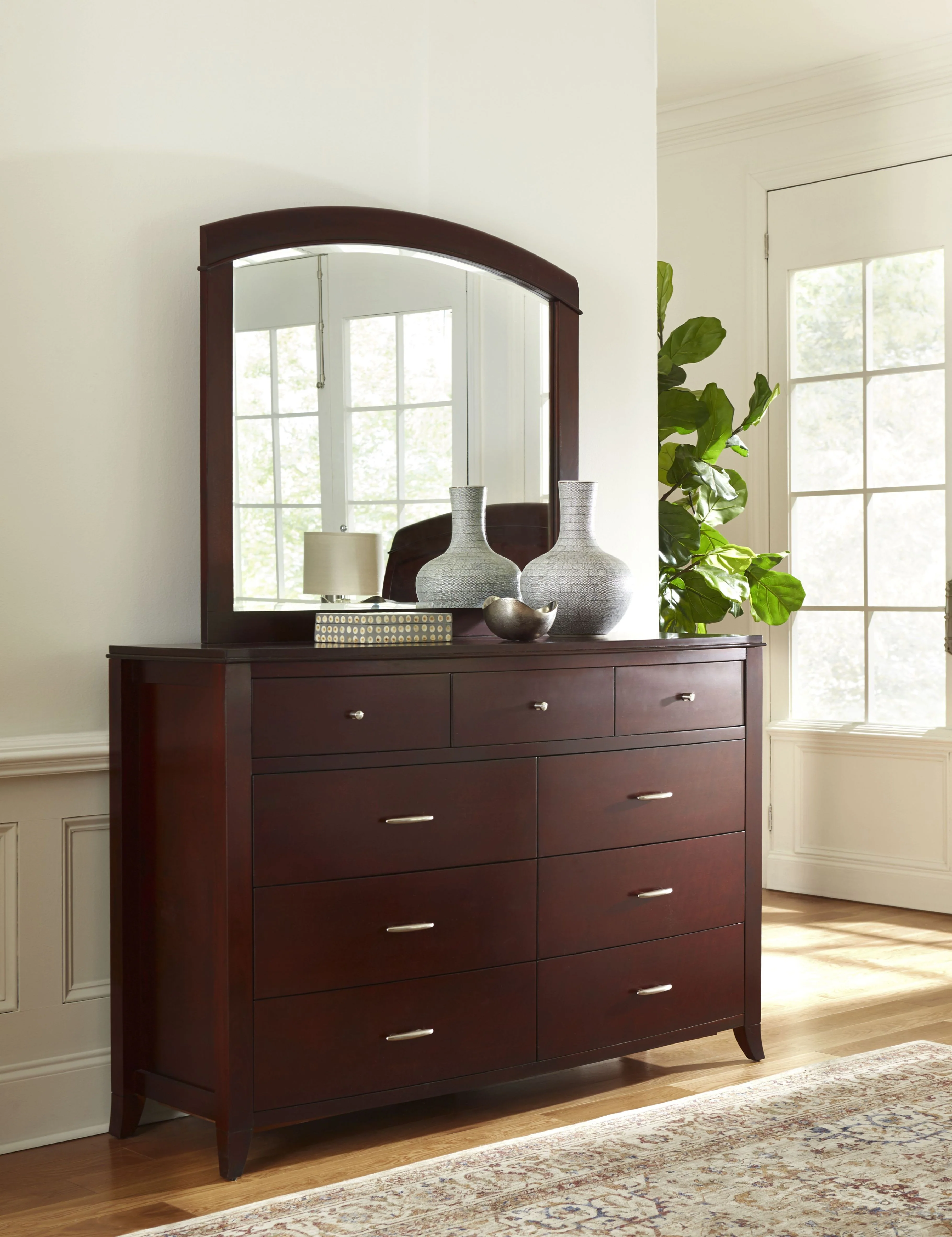 Brighton Nine Drawer Dresser In Cinnamon - Image 2