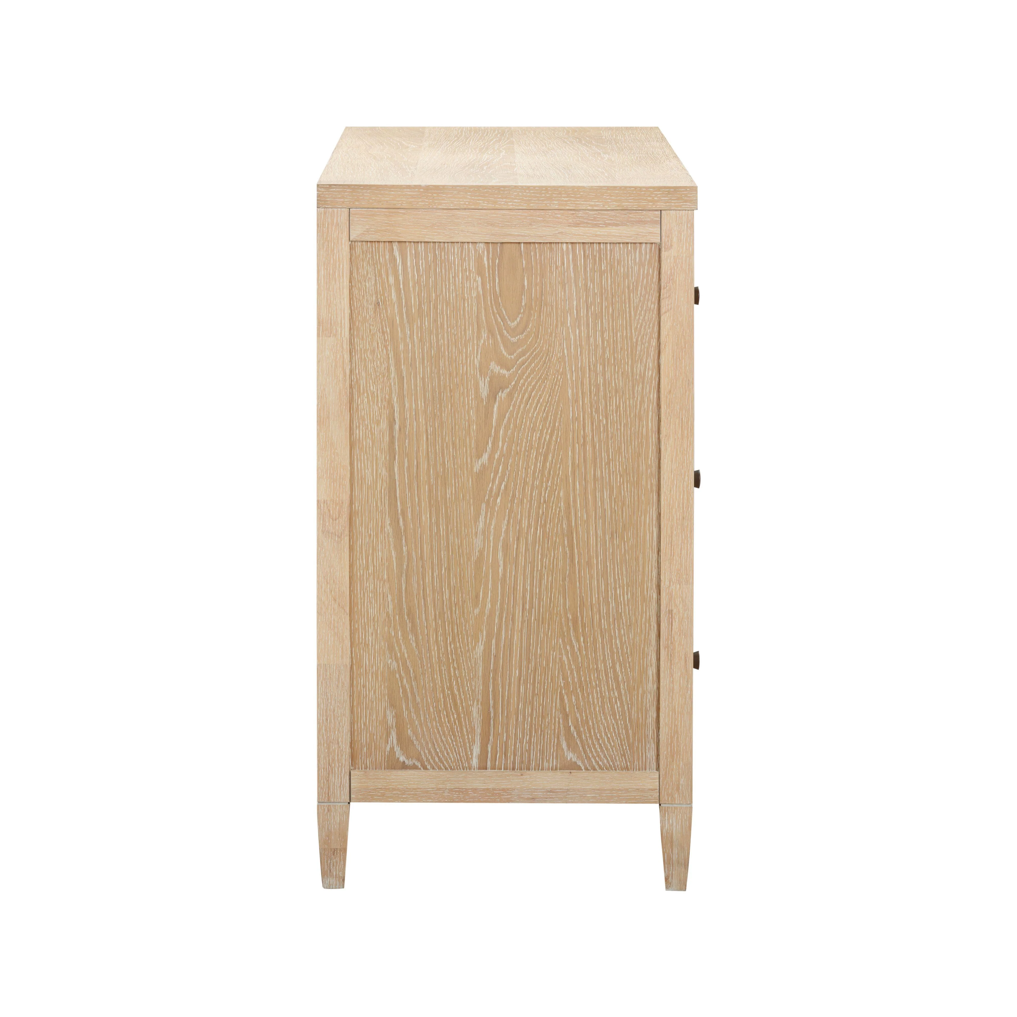 Bristol Park Whitewashed Oak Wood Dresser - Image 4
