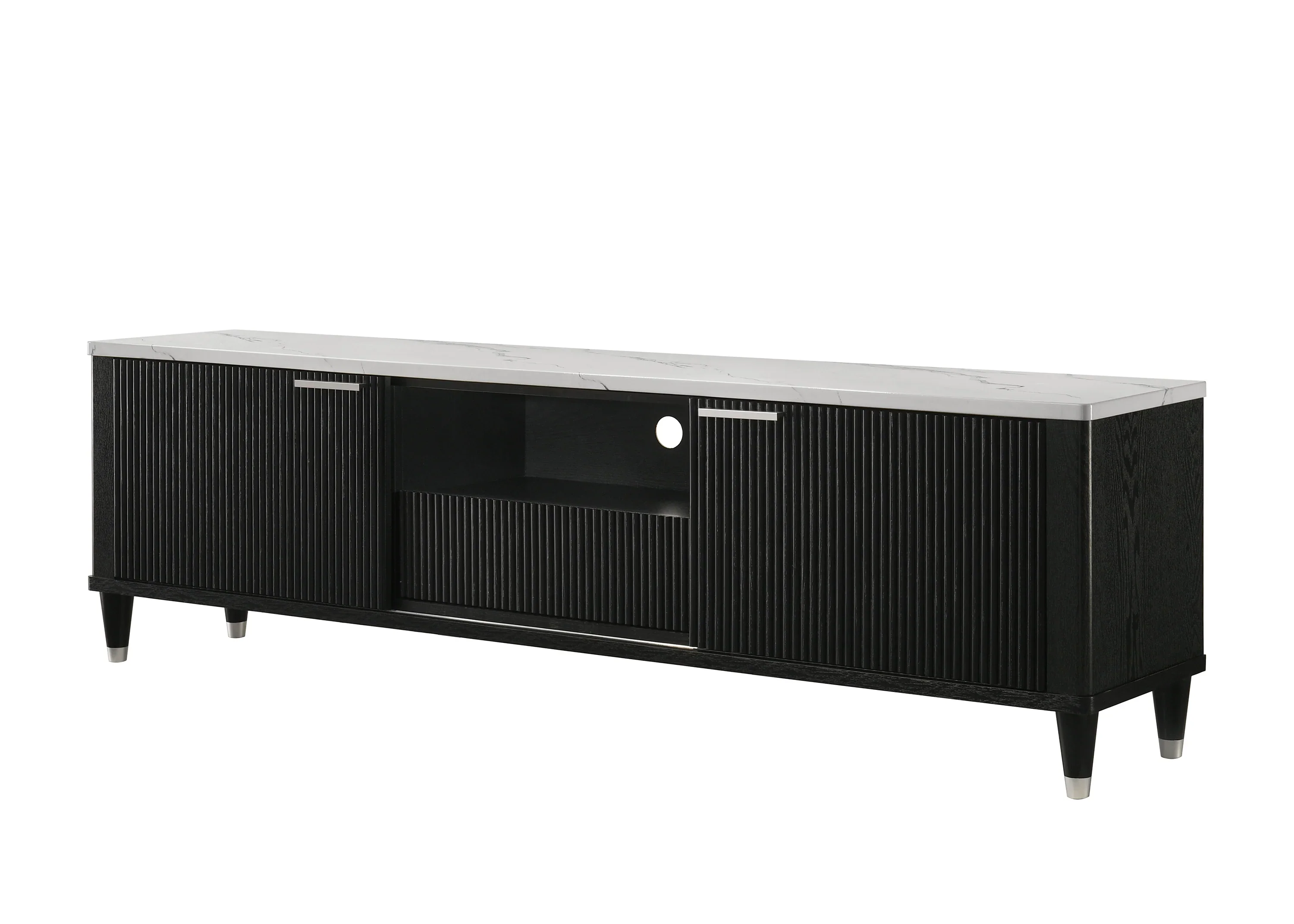 Britany Black TV Stand - Image 4