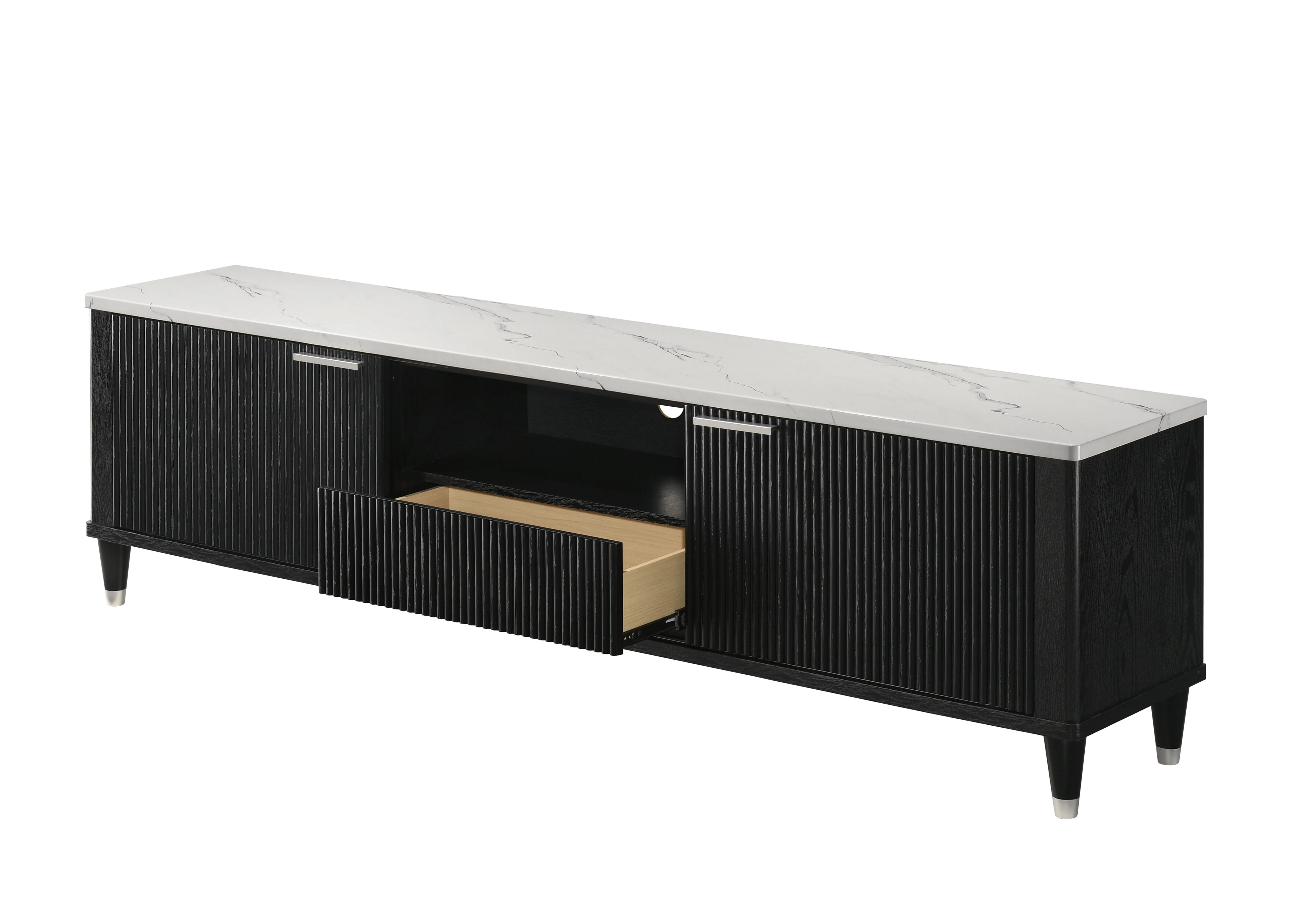 Britany Black TV Stand - Image 5
