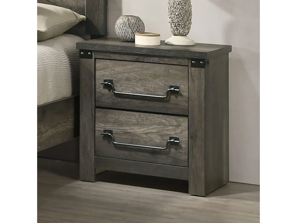 Britonale Rustic Gray 4-Piece Queen Bedroom Set - Image 3