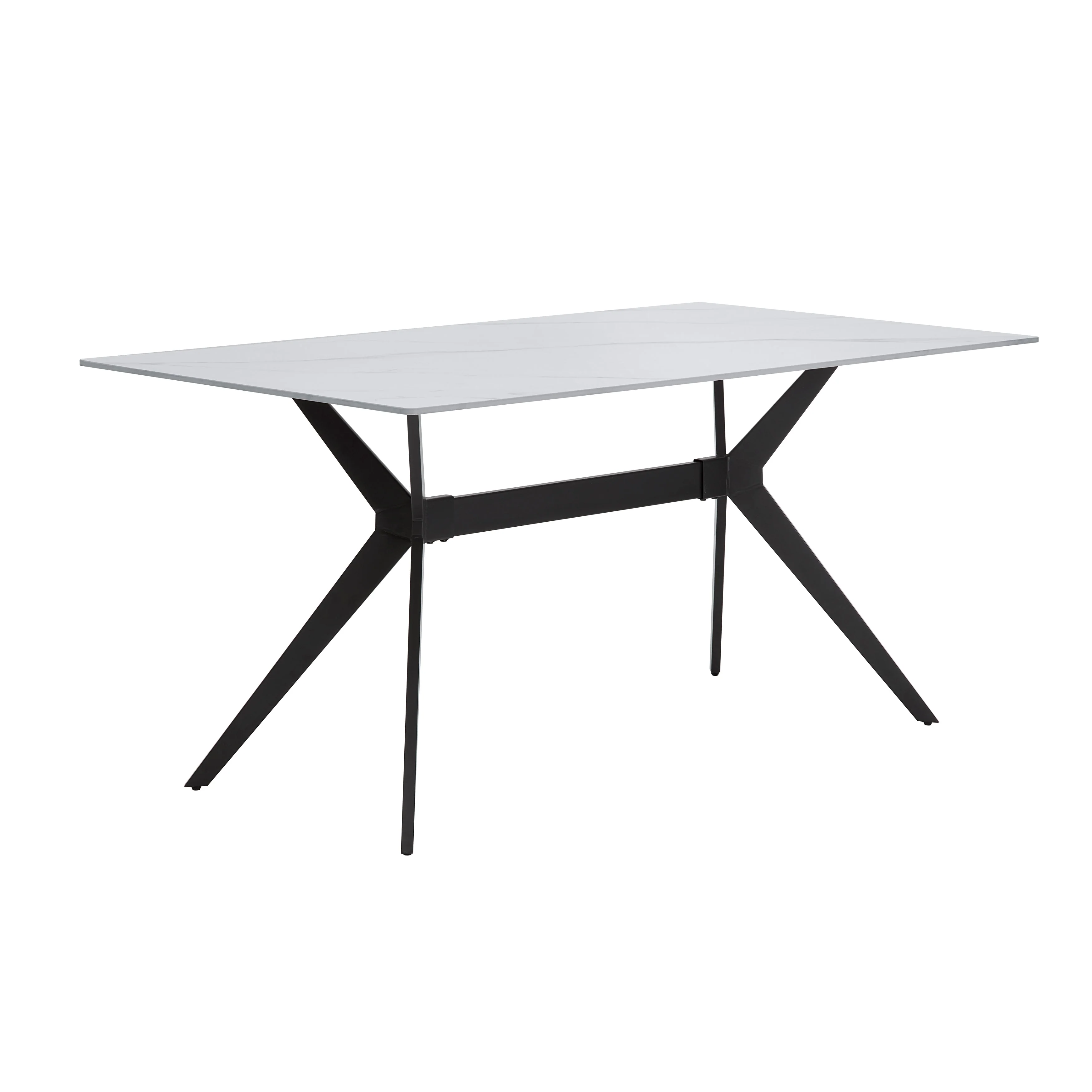 Brixley Black/Gray Faux Marble-Top Dining Set - Image 4
