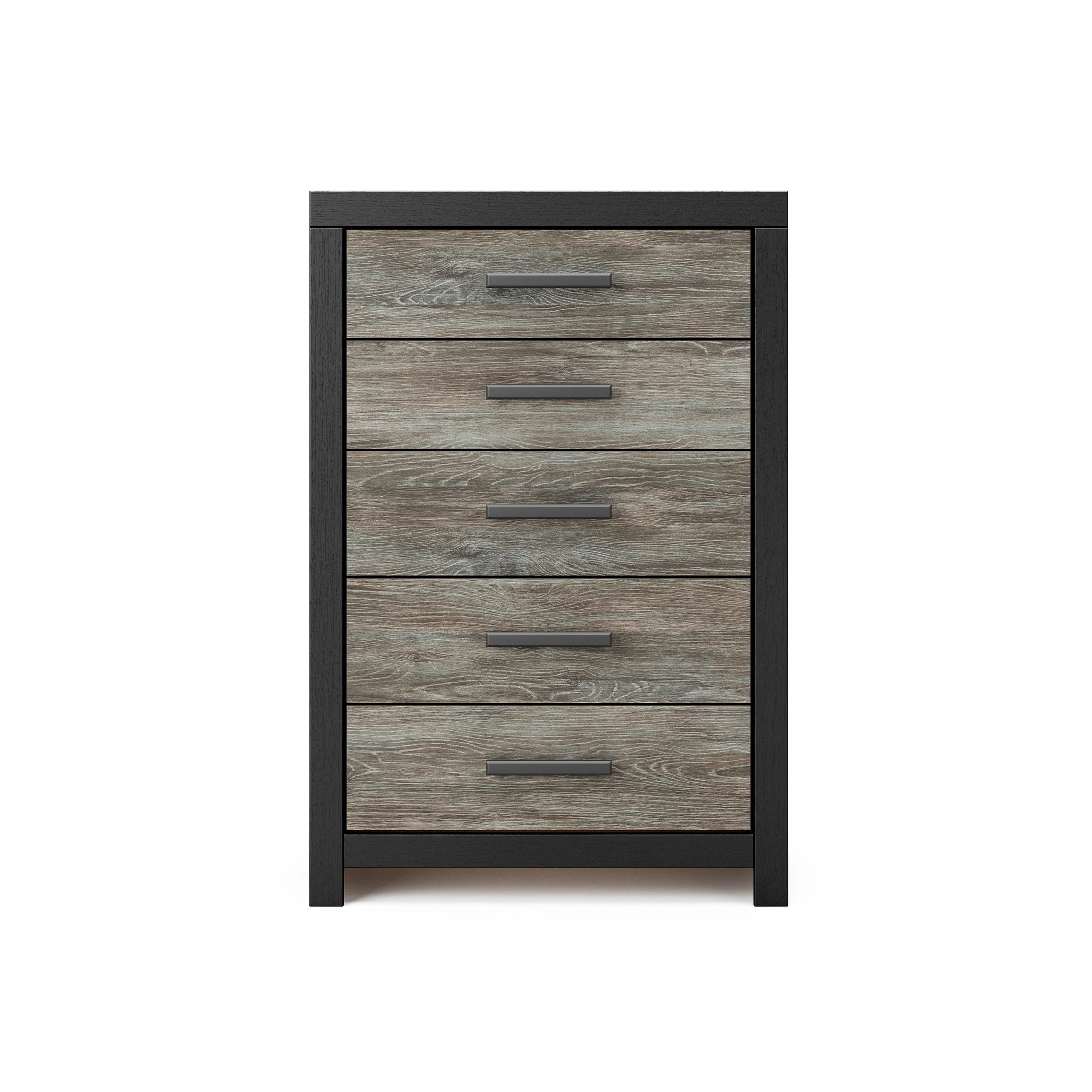 Broachmyn Black/Gray Bookcase Panel Bedroom Set - Image 23