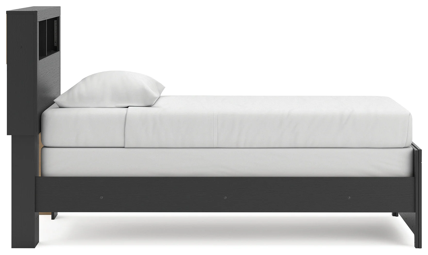 Broachmyn Black/Gray Twin Bookcase Bed - Image 7