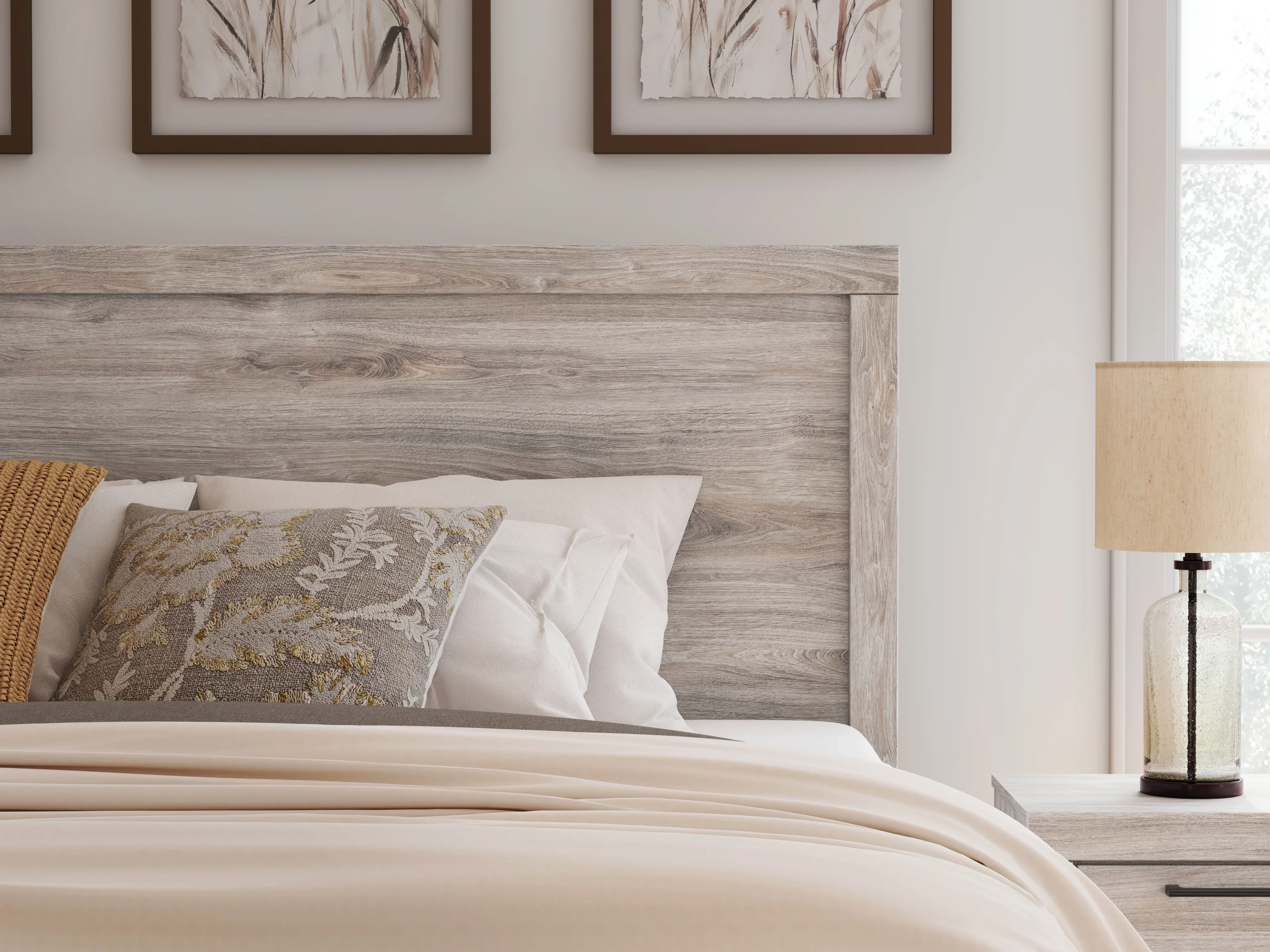 Broachmyn Gray Queen Panel Bed - Image 3