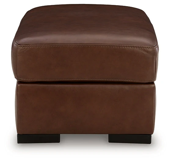 Brogliano Canyon Leather Ottoman - Image 4