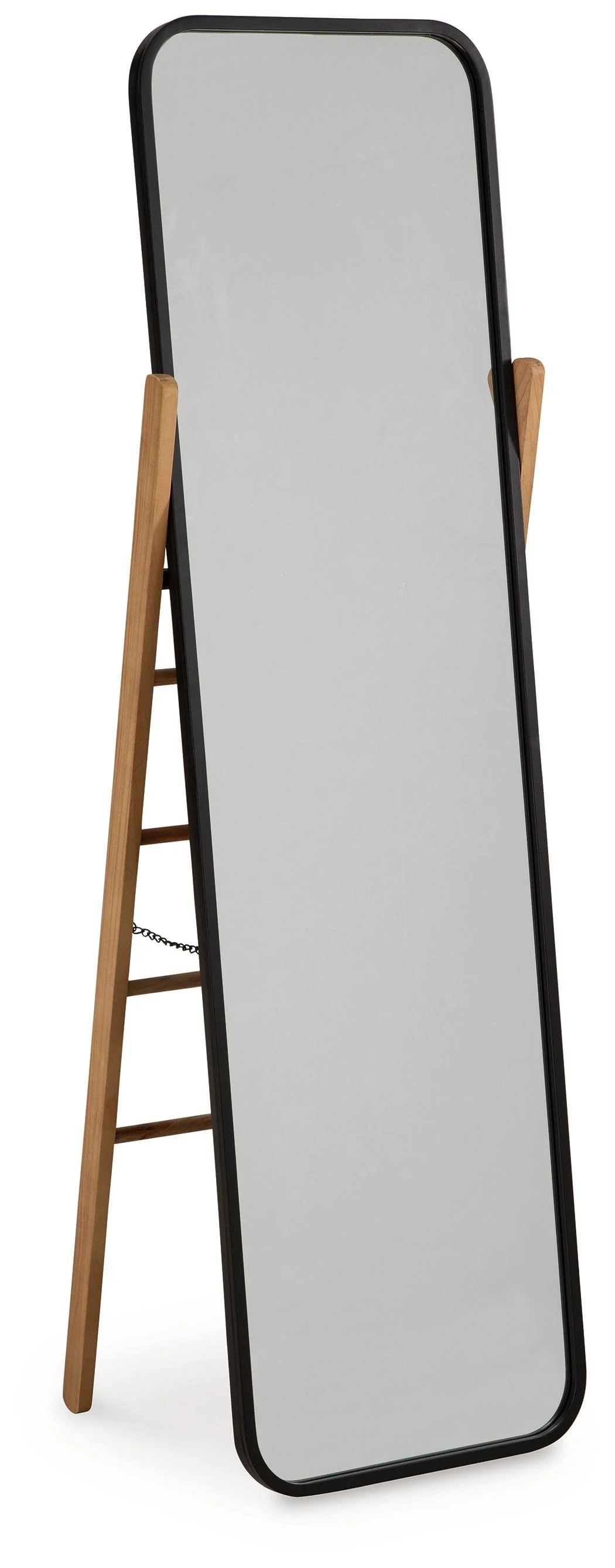 Bronick Black/Brown Floor Mirror - Image 2